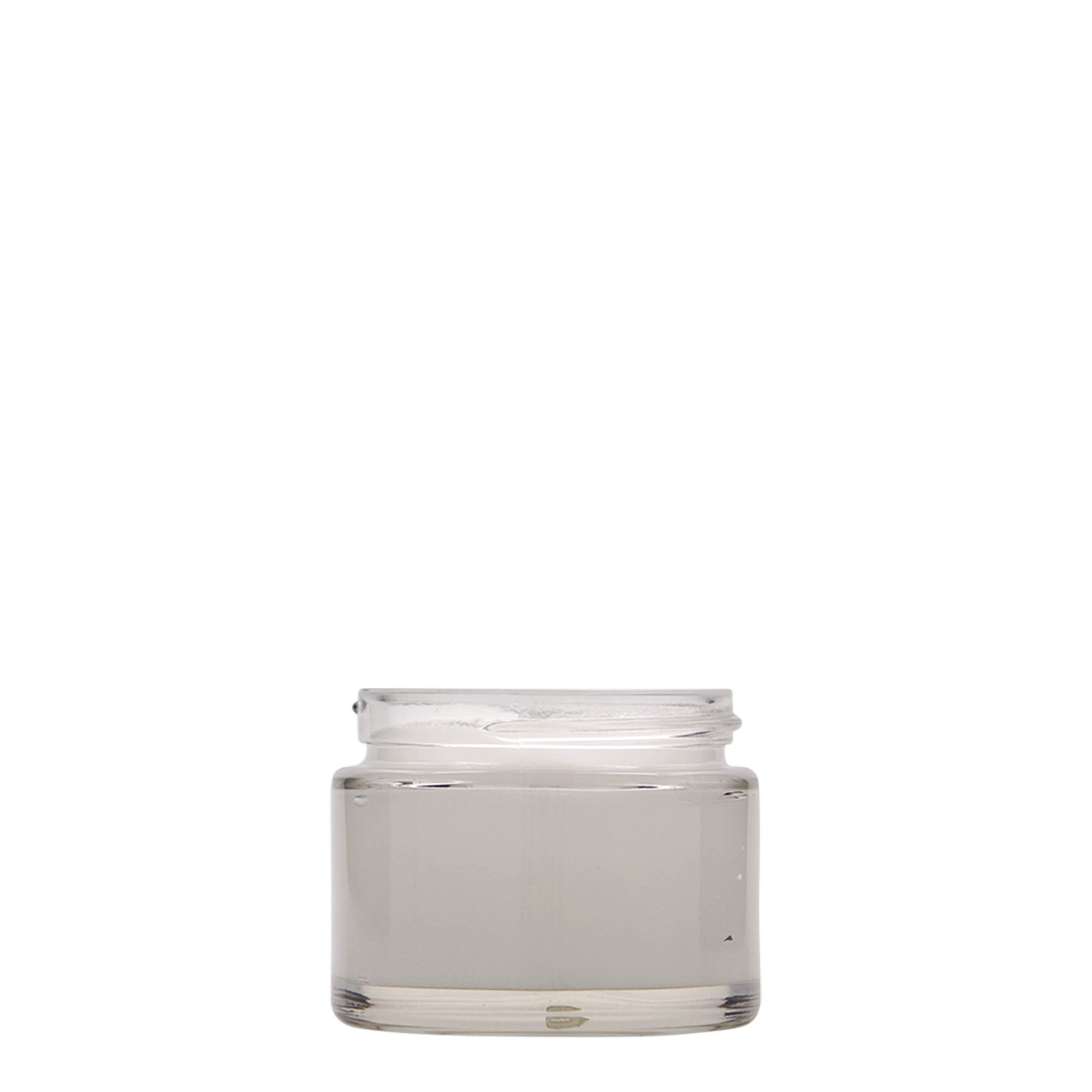 50 ml Tiegel „Beauty“, Glas, Mündung: Schraubverschluss
