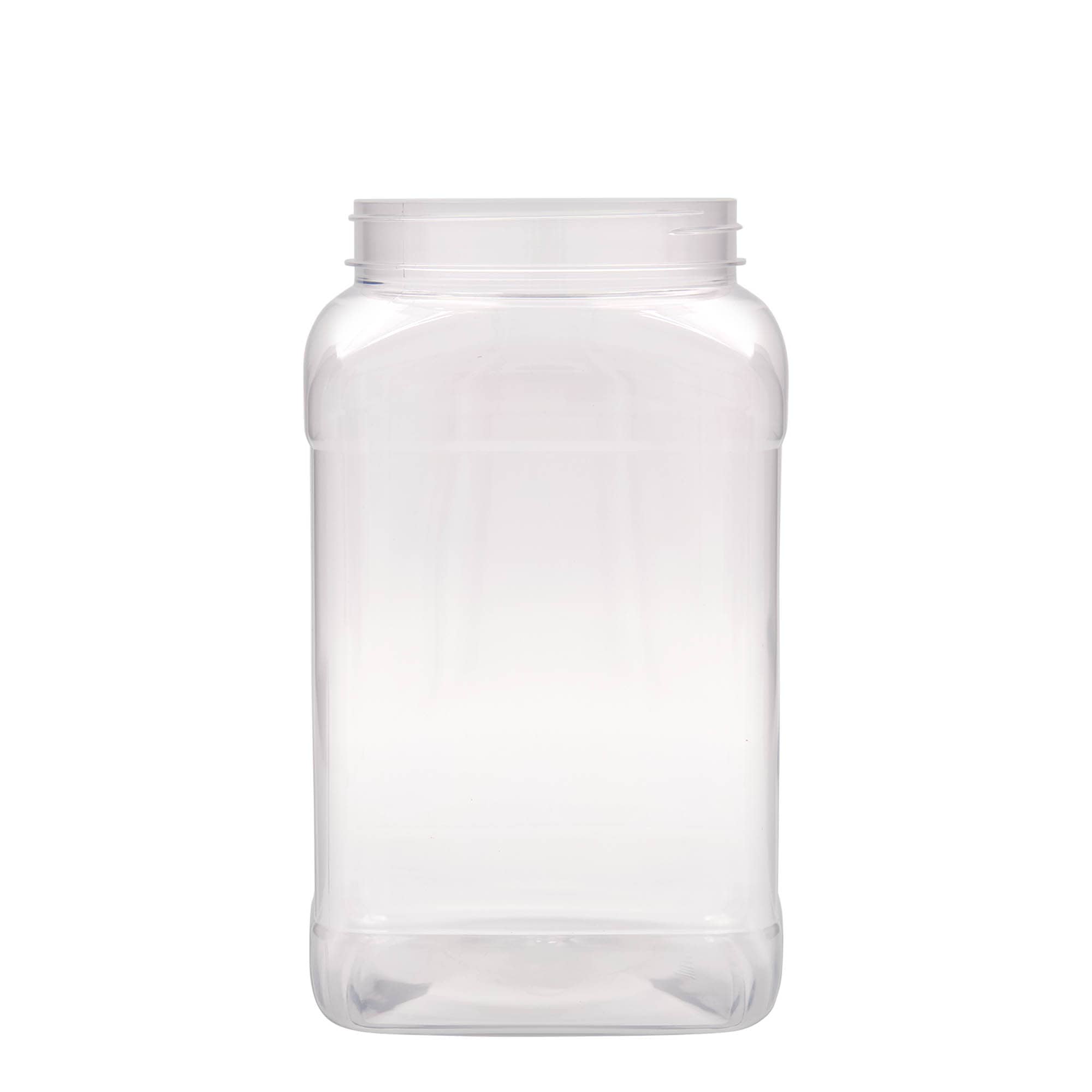 3.000 ml PET-Dose „Dana“, quadratisch, Kunststoff, Mündung: 110/400