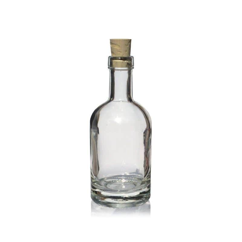 100 ml Glasflasche 'Linea Uno', Mündung: Kork