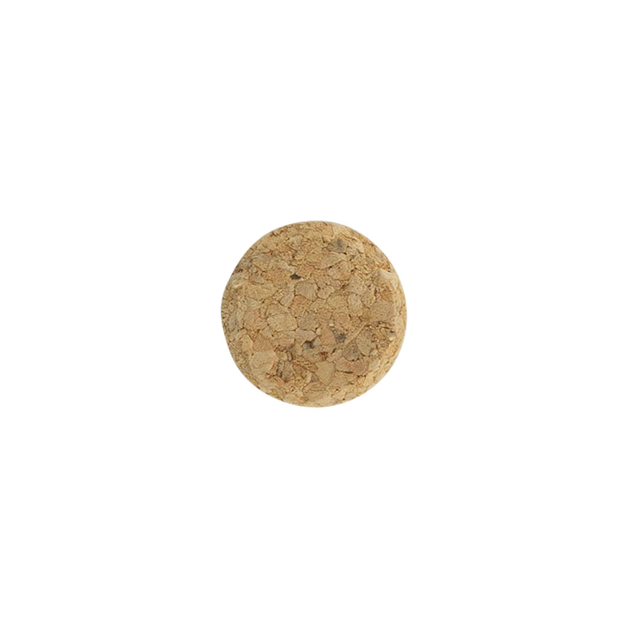 Weinkorken 22,5 mm, Presskork, beige, für Mündung: Kork