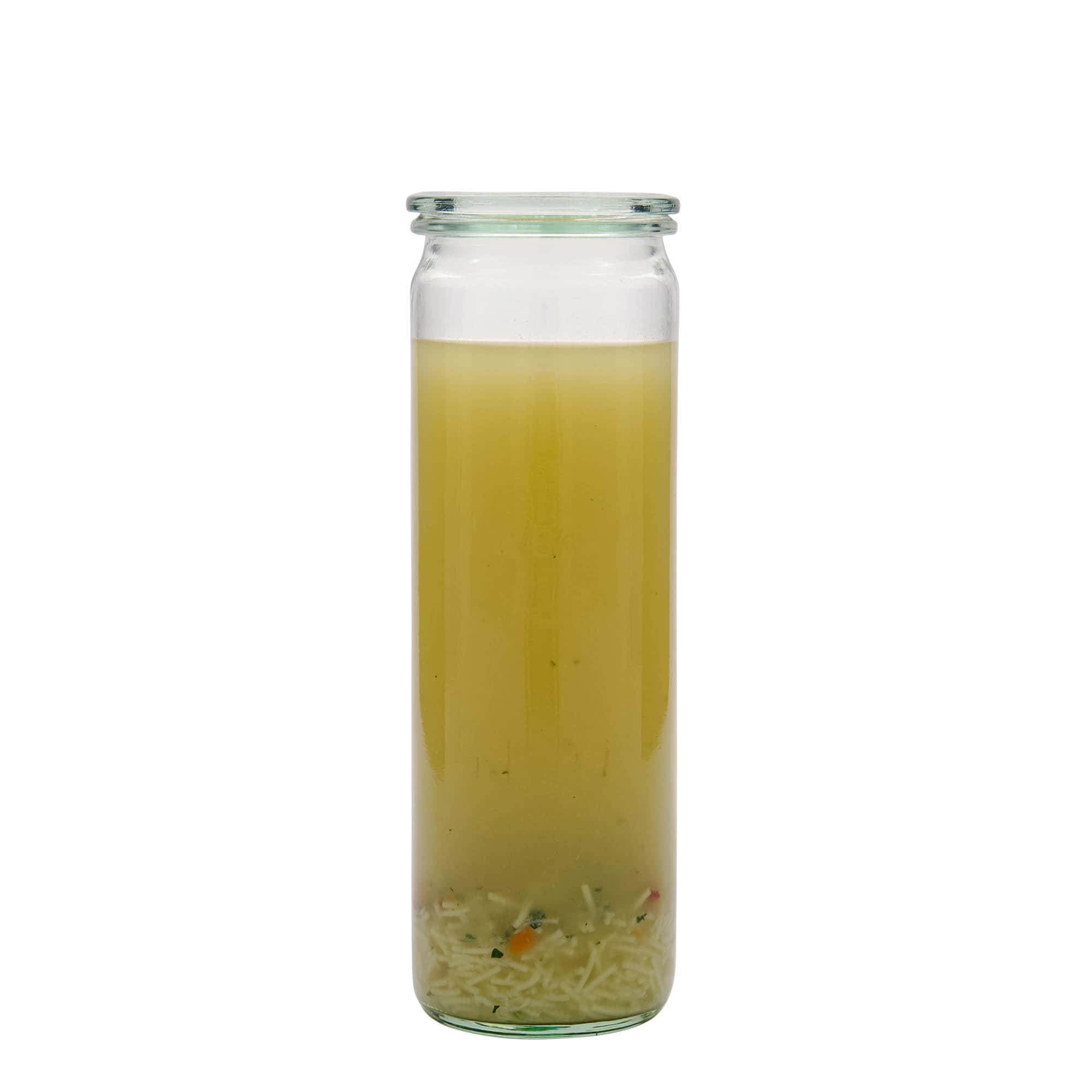 600 ml WECK-Zylinderglas, Mündung: Rundrand 600 ml WECK-Zylinderglas, Mündung: Rundrand