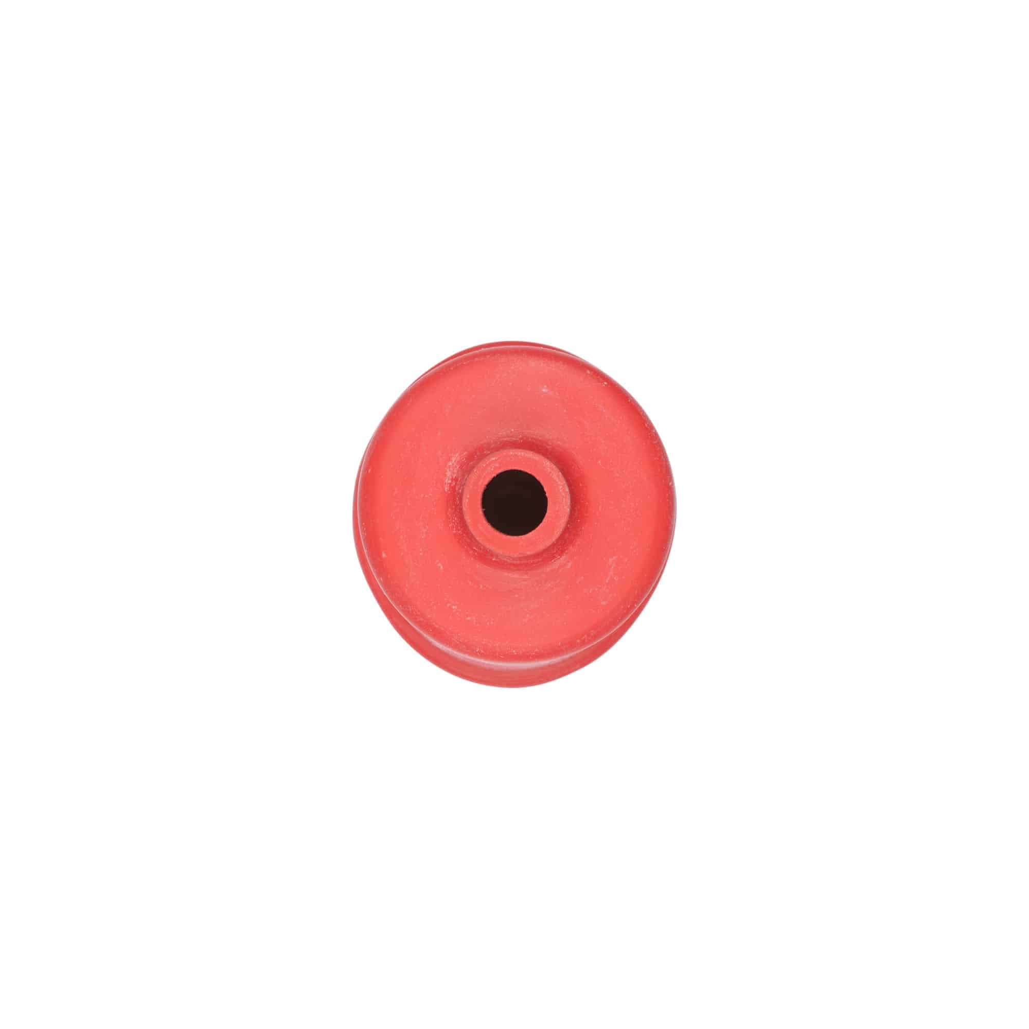 Gärkappe Typ 3, Gummi, rot
