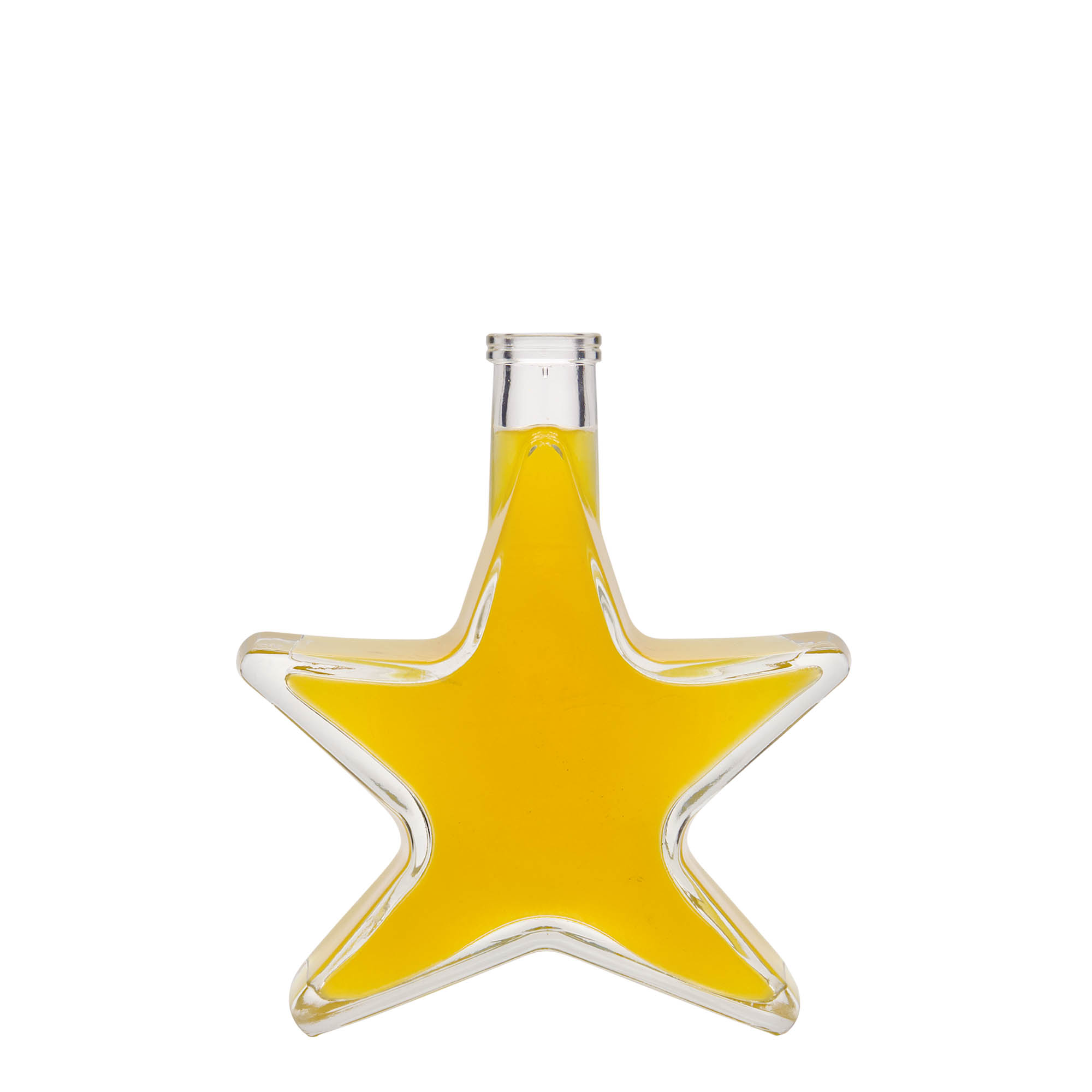 200 ml Glasflasche „Stern“, Mündung: Kork