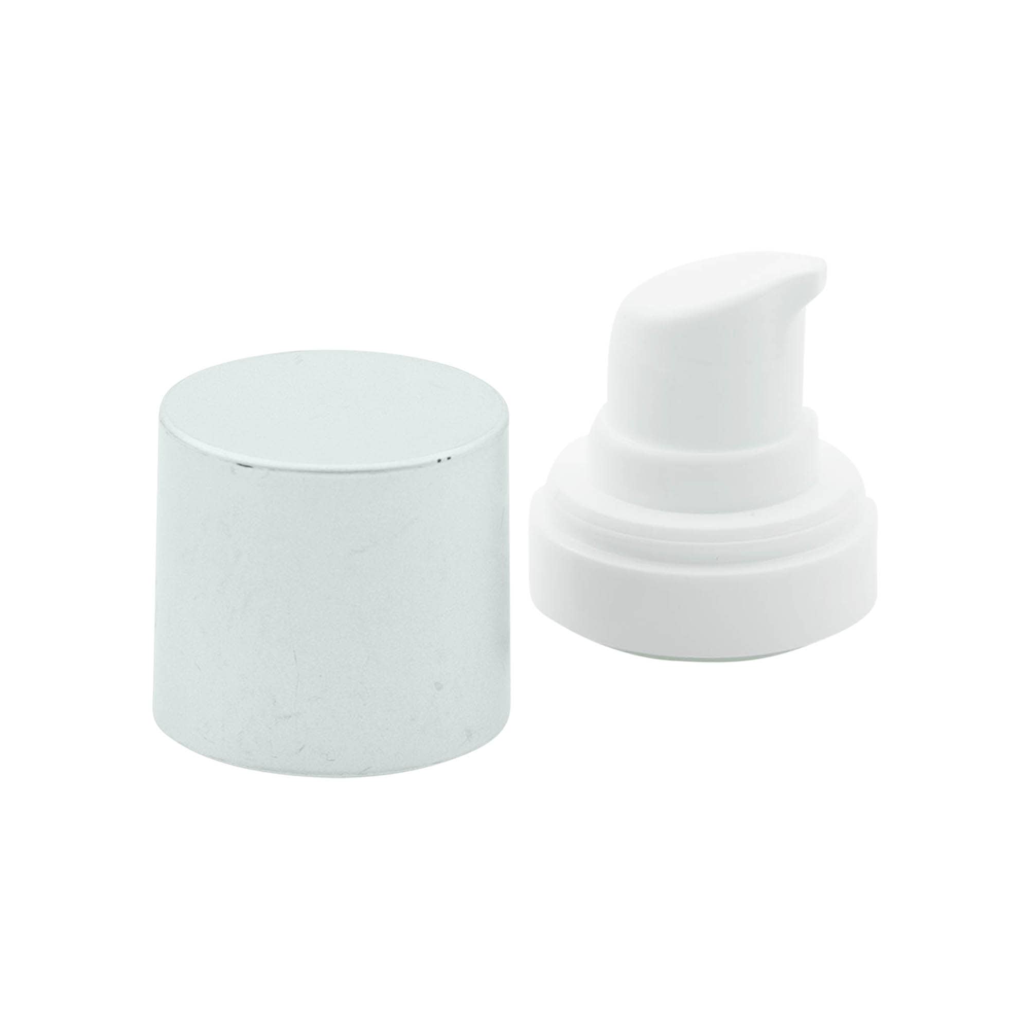 Airless Dispenser Pumpkopf 'Micro', PP-Kunststoff, silber Airless Dispenser Pumpkopf 'Micro', PP-Kunststoff, silber