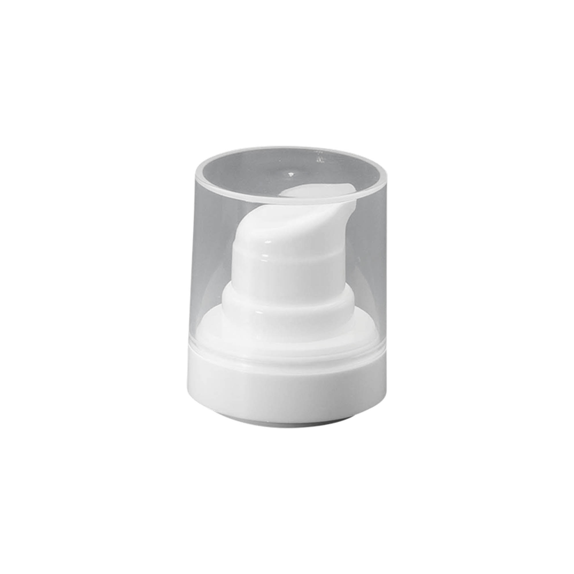 Airless Dispenser Pumpkopf 'Micro', PP-Kunststoff, weiß Airless Dispenser Pumpkopf 'Micro', PP-Kunststoff, weiß