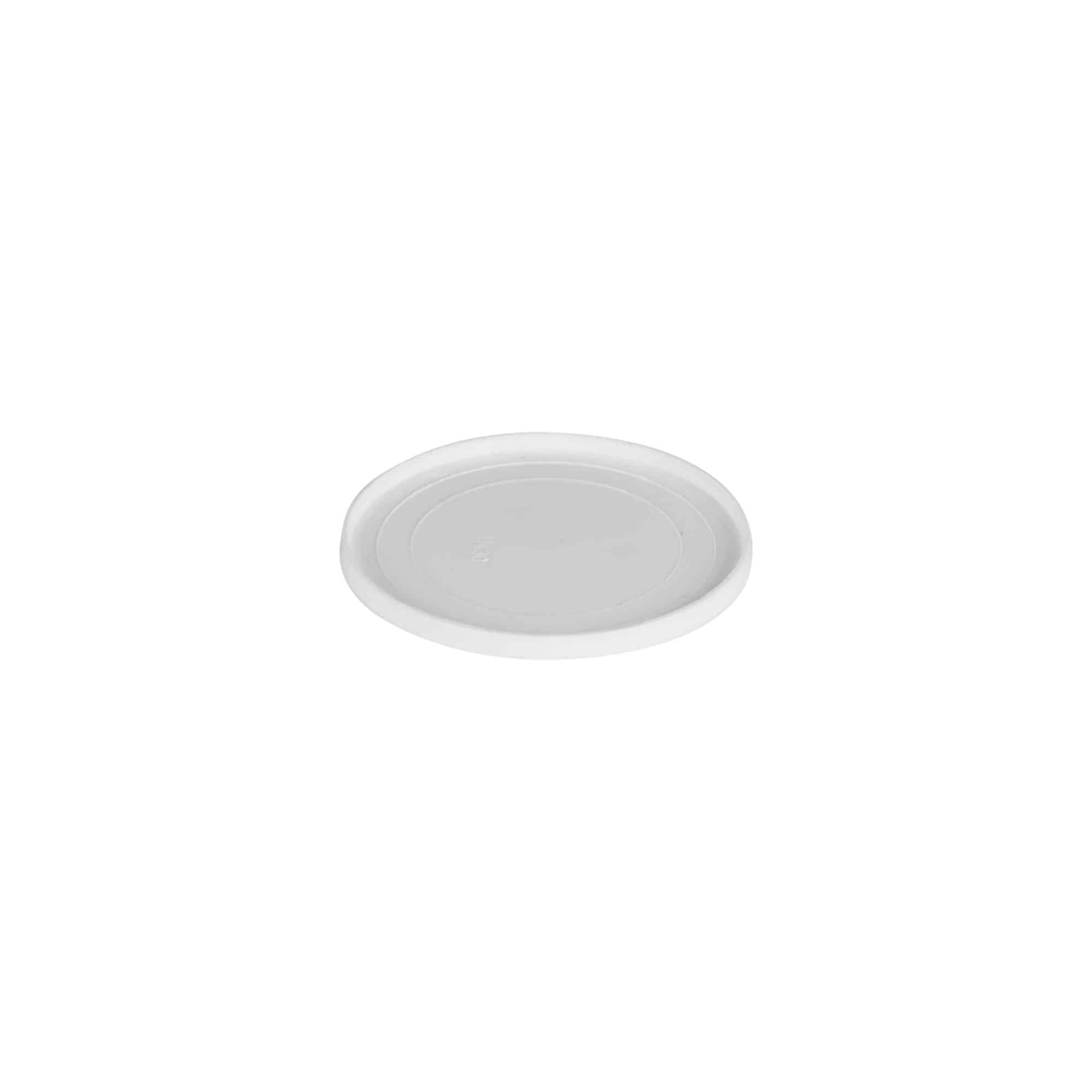 Abdeckscheibe für 15 ml 'Bianca', PP-Kunststoff, weiß