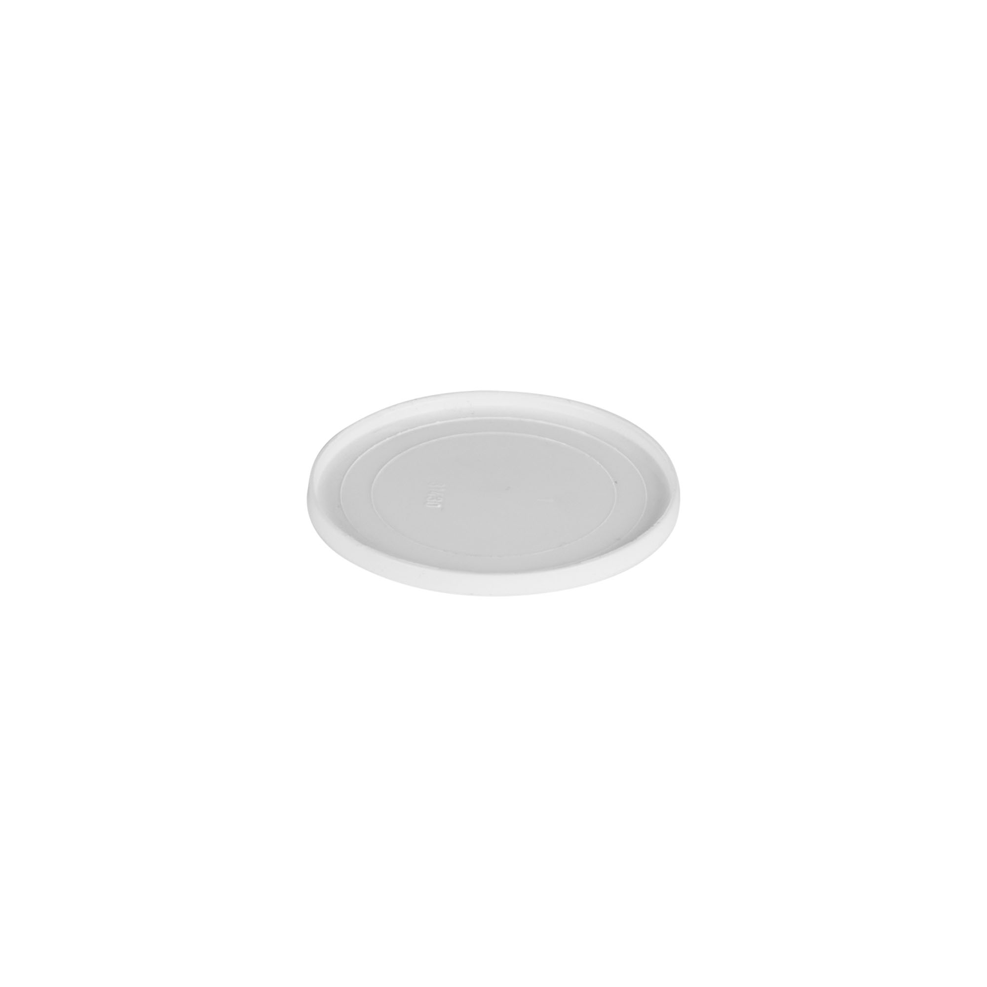 Abdeckscheibe für 15 ml „Bianca“, PP-Kunststoff, weiß