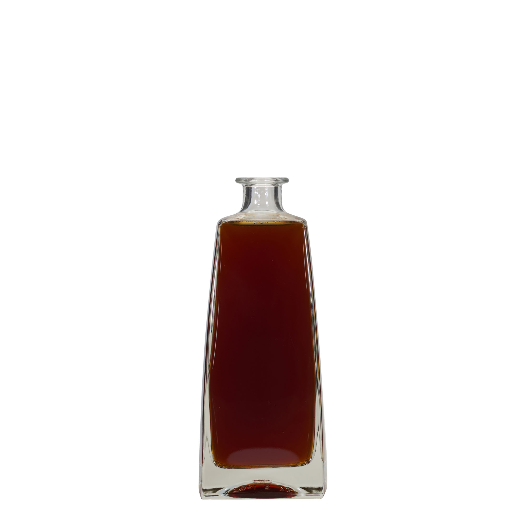 700 ml Glasflasche 'Timmy', rechteckig, Mündung: Kork 700 ml Glasflasche 'Timmy', rechteckig, Mündung: Kork