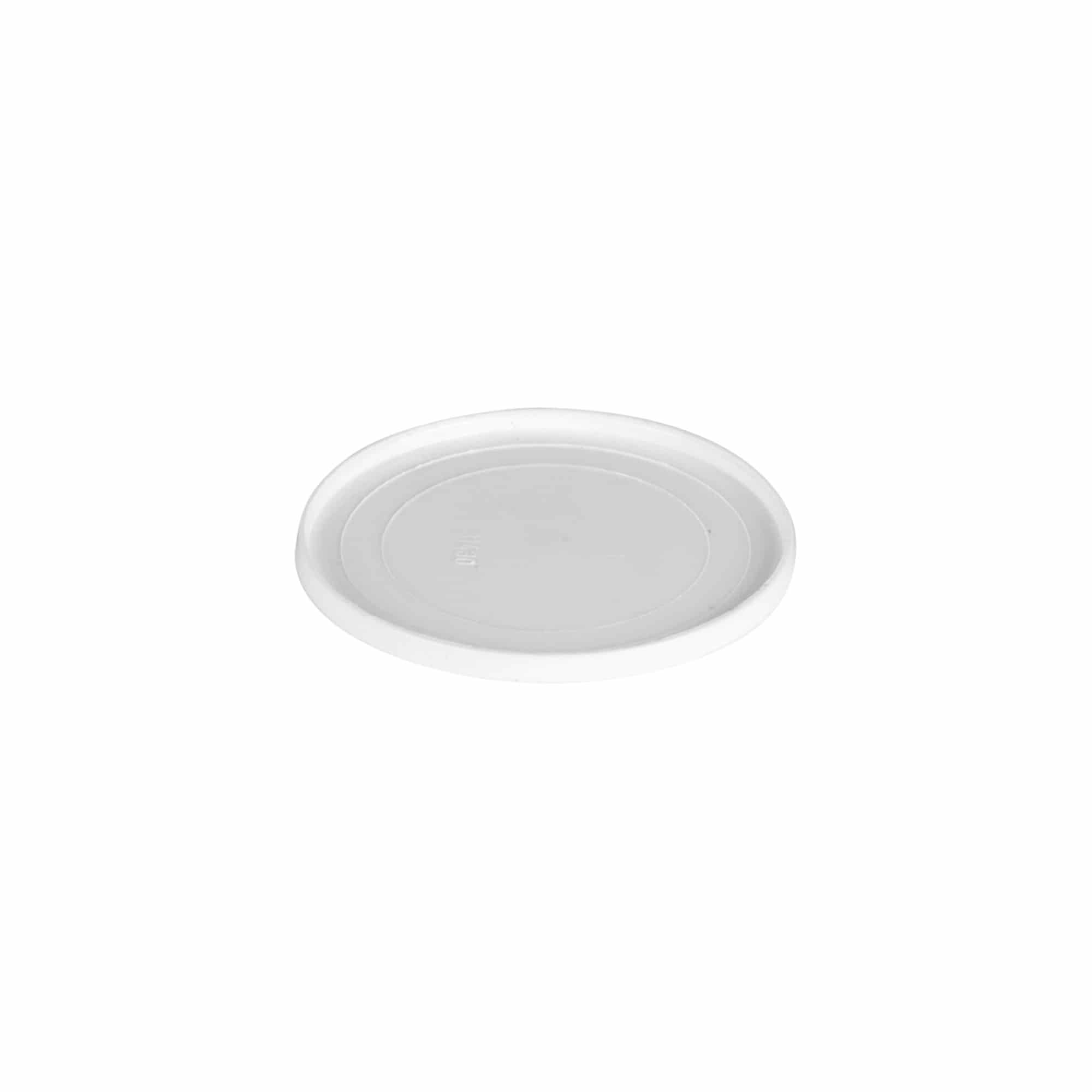 Abdeckscheibe für 30 ml „Bianca“, PP-Kunststoff, weiß