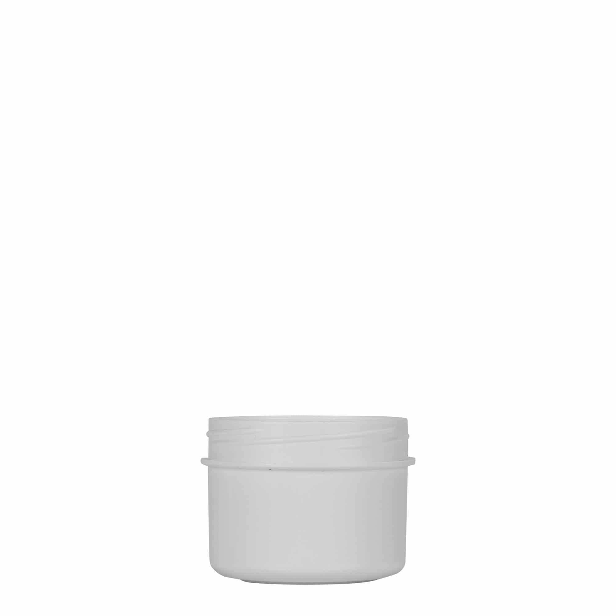 35 ml Kunststoffdose „White Line“, PP, weiß, Mündung: Schraubverschluss