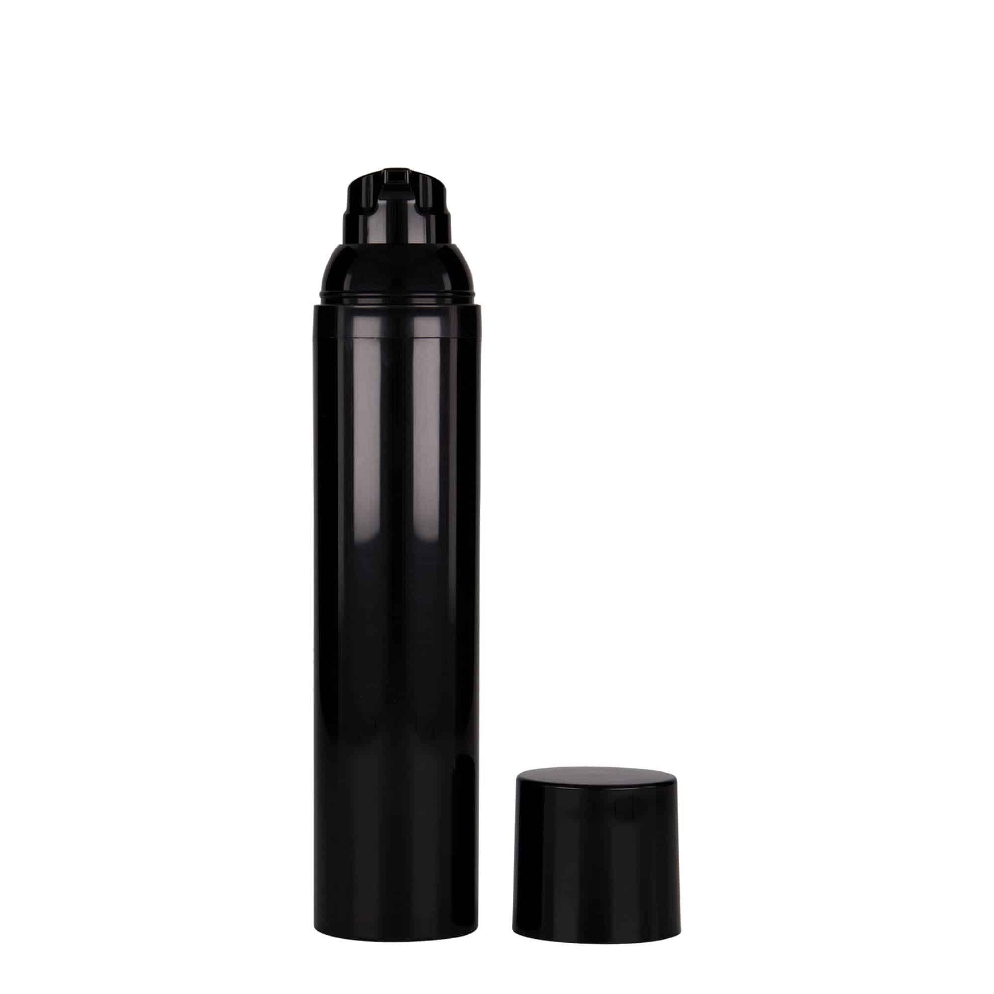 100 ml Airless Dispenser „Mezzo“, PP-Kunststoff, schwarz