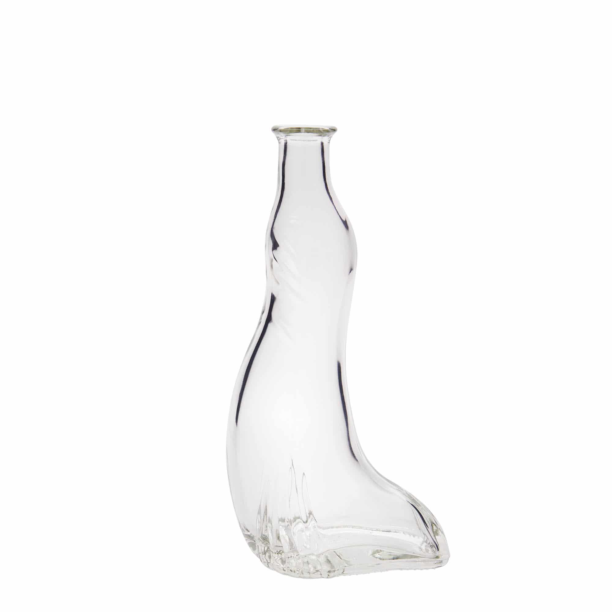 200 ml Glasflasche 'Seehund', Mündung: Kork