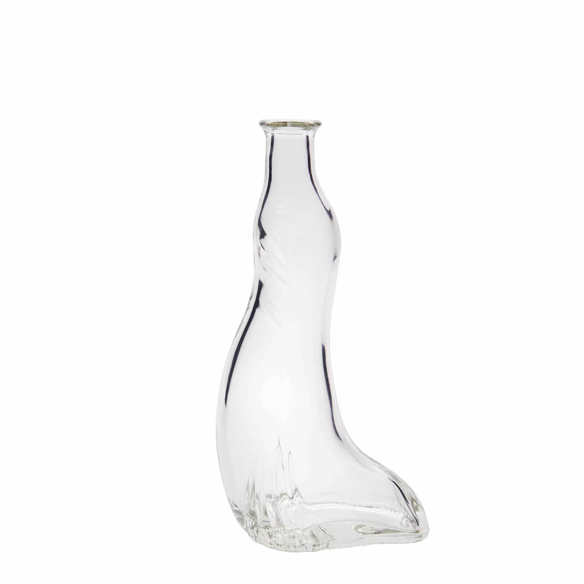200 ml Glasflasche „Seehund“, Mündung: Kork