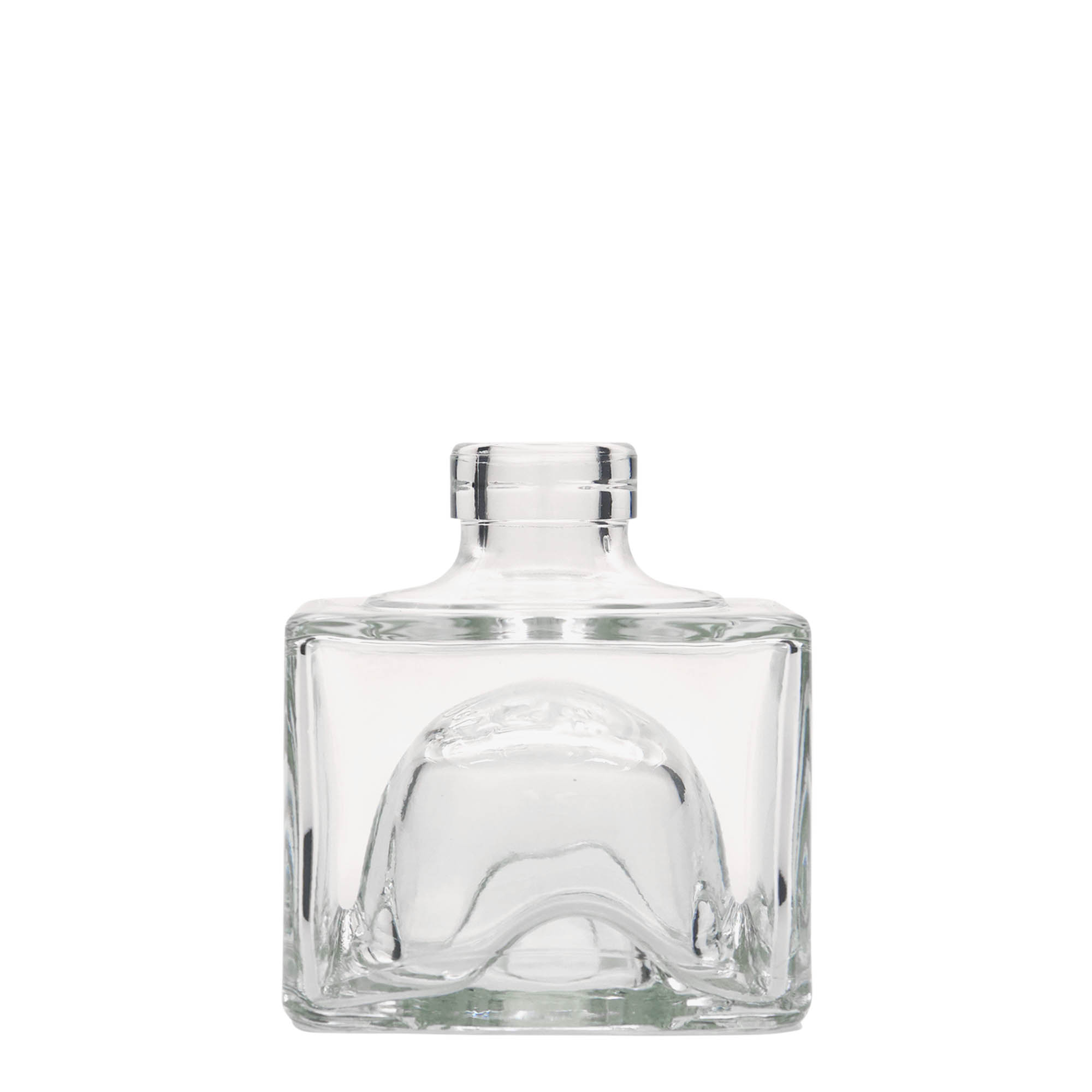 200 ml Glasflasche „Cocolores“, quadratisch, Mündung: Kork