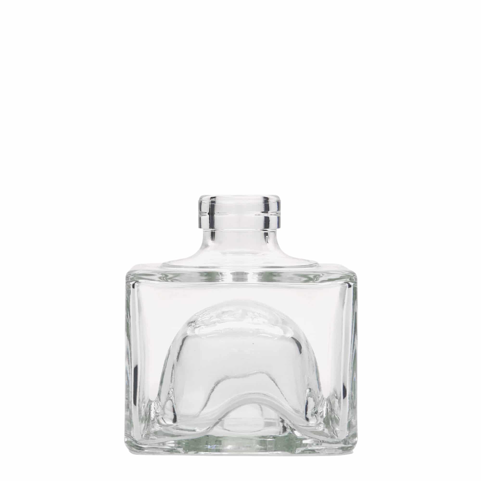 200 ml Glasflasche „Cocolores“, quadratisch, Mündung: Kork