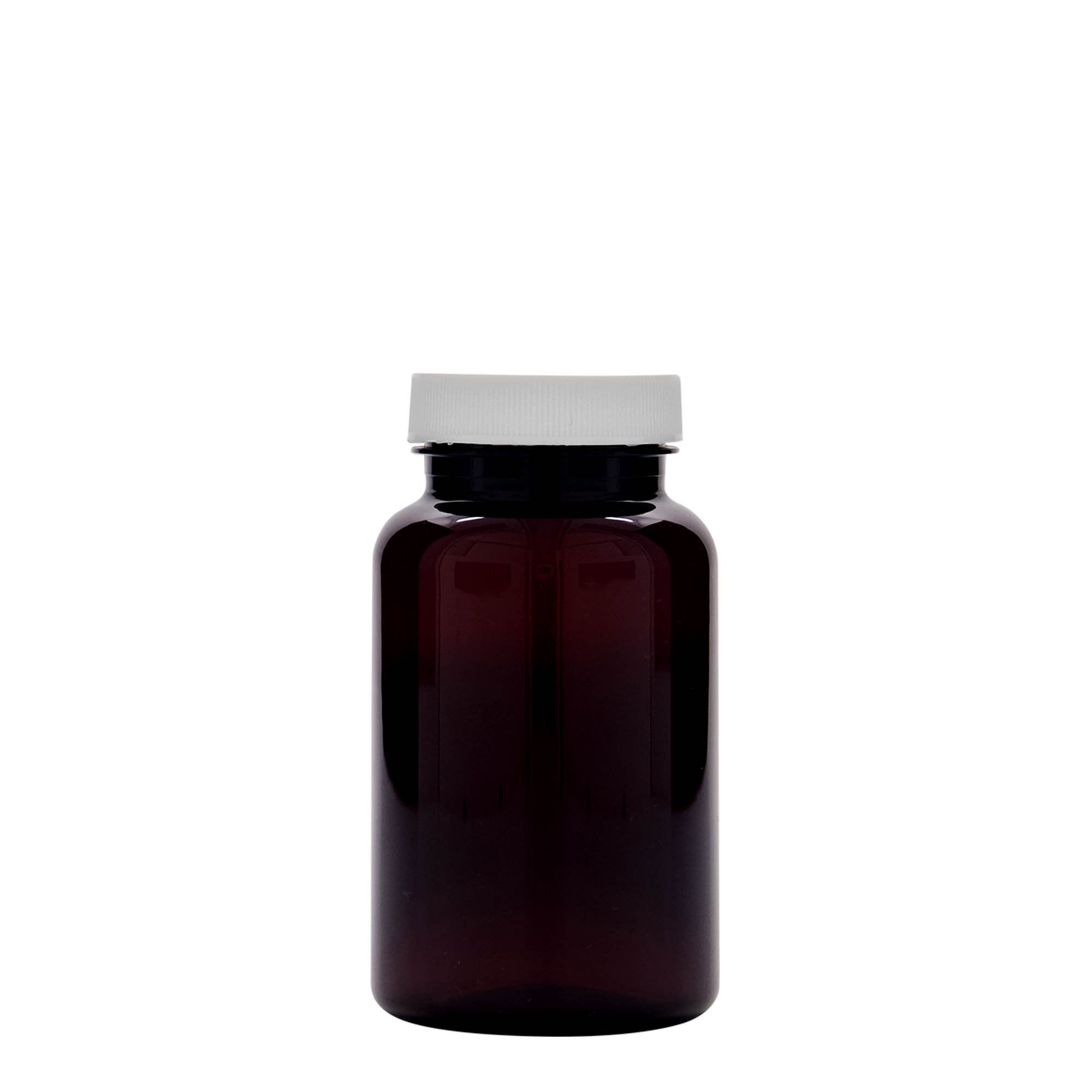 200 ml PET-Packer, Kunststoff, braun, Mündung: 45/400 200 ml PET-Packer, Kunststoff, braun, Mündung: 45/400