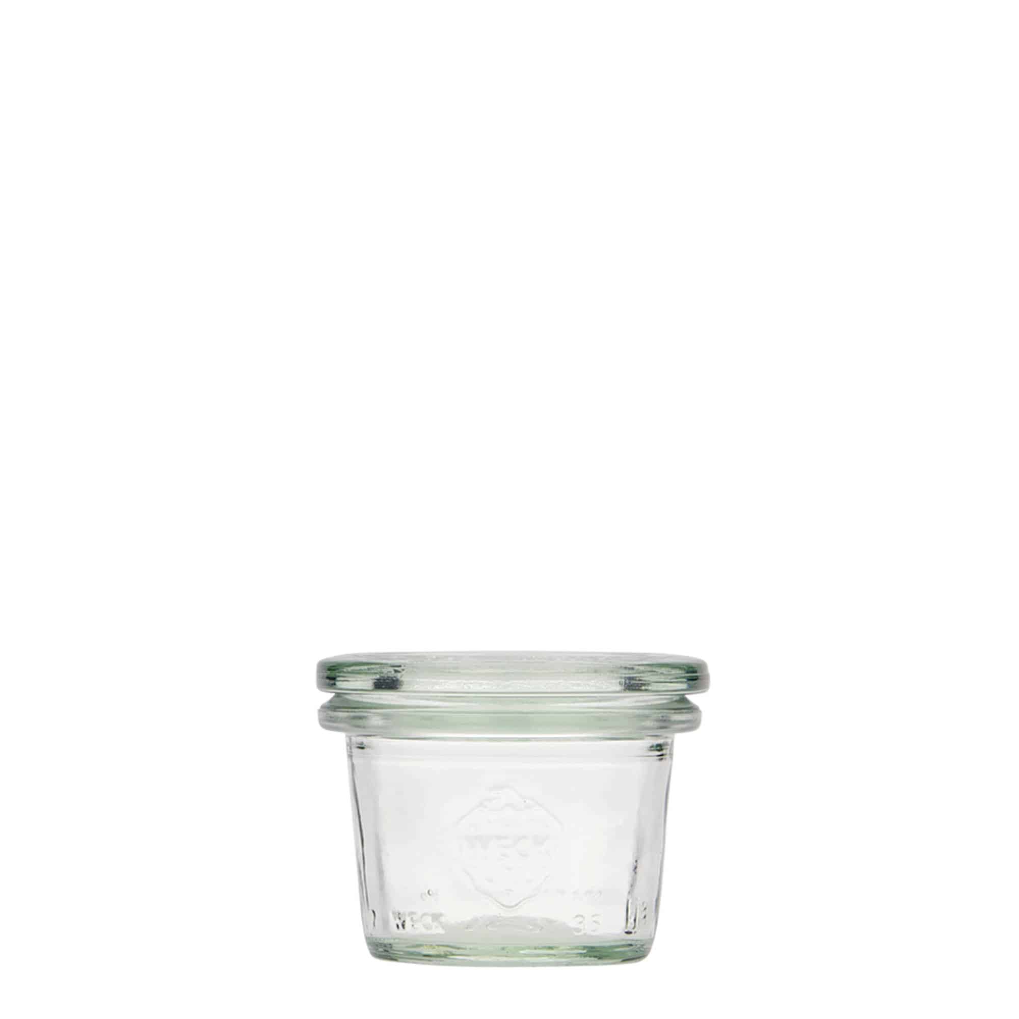 35 ml WECK-Sturzglas, Mündung: Rundrand