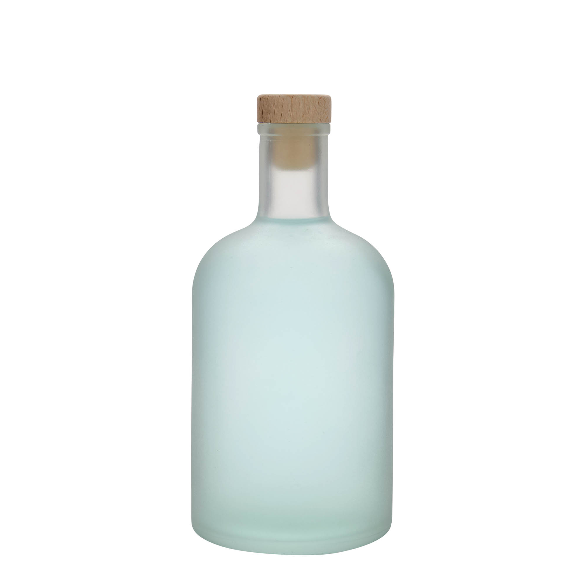 700 ml Glasflasche „Gerardino“, geeist, Mündung: Kork