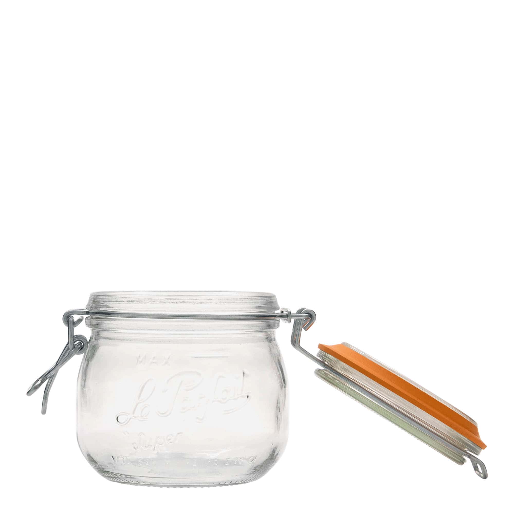 500 ml Drahtbügelglas 'Le Parfait Super Bocal', Mündung: Drahtbügelverschluss 500 ml Drahtbügelglas 'Le Parfait Super Bocal', Mündung: Drahtbügelverschluss