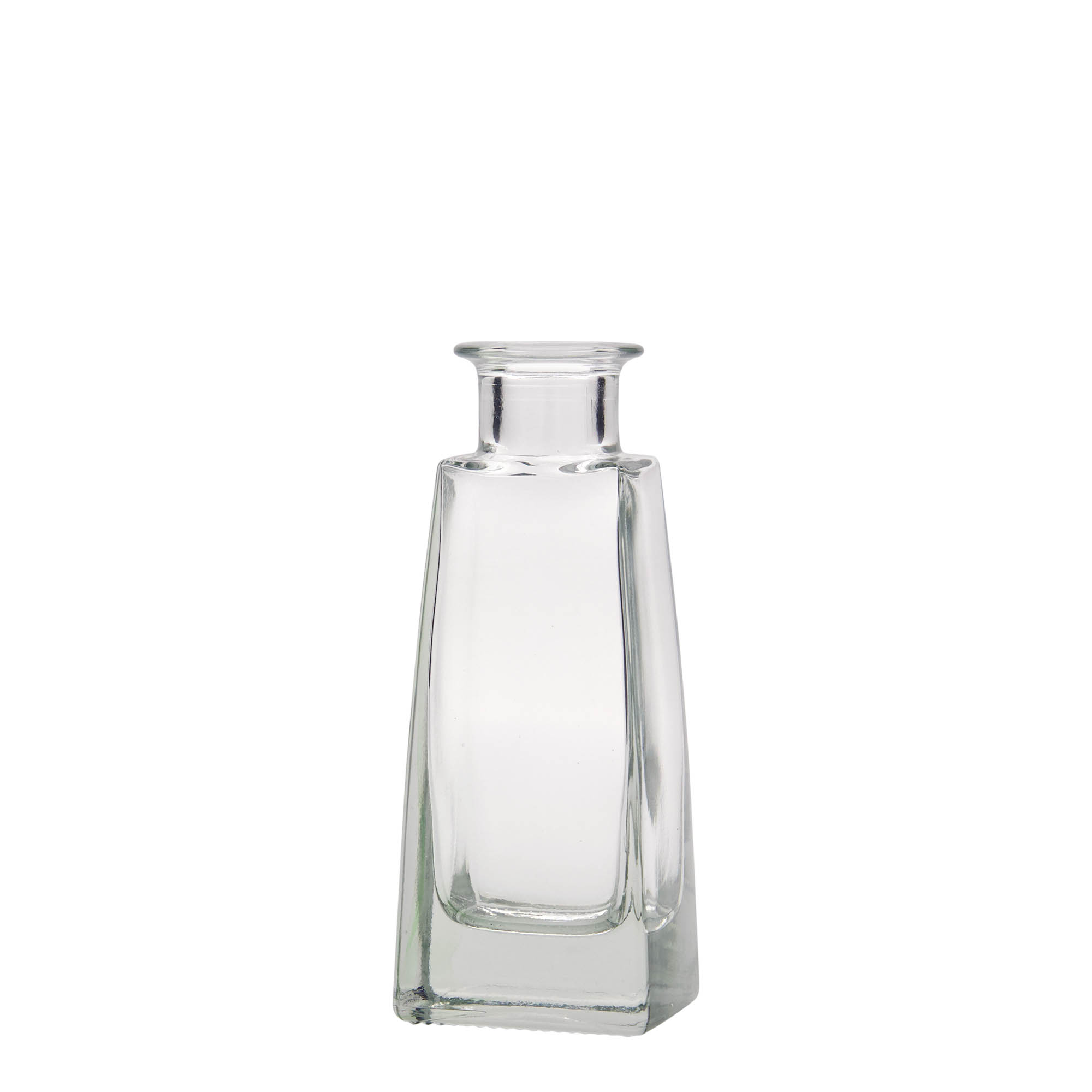 100 ml Glasflasche „Timmy“, rechteckig, Mündung: Kork