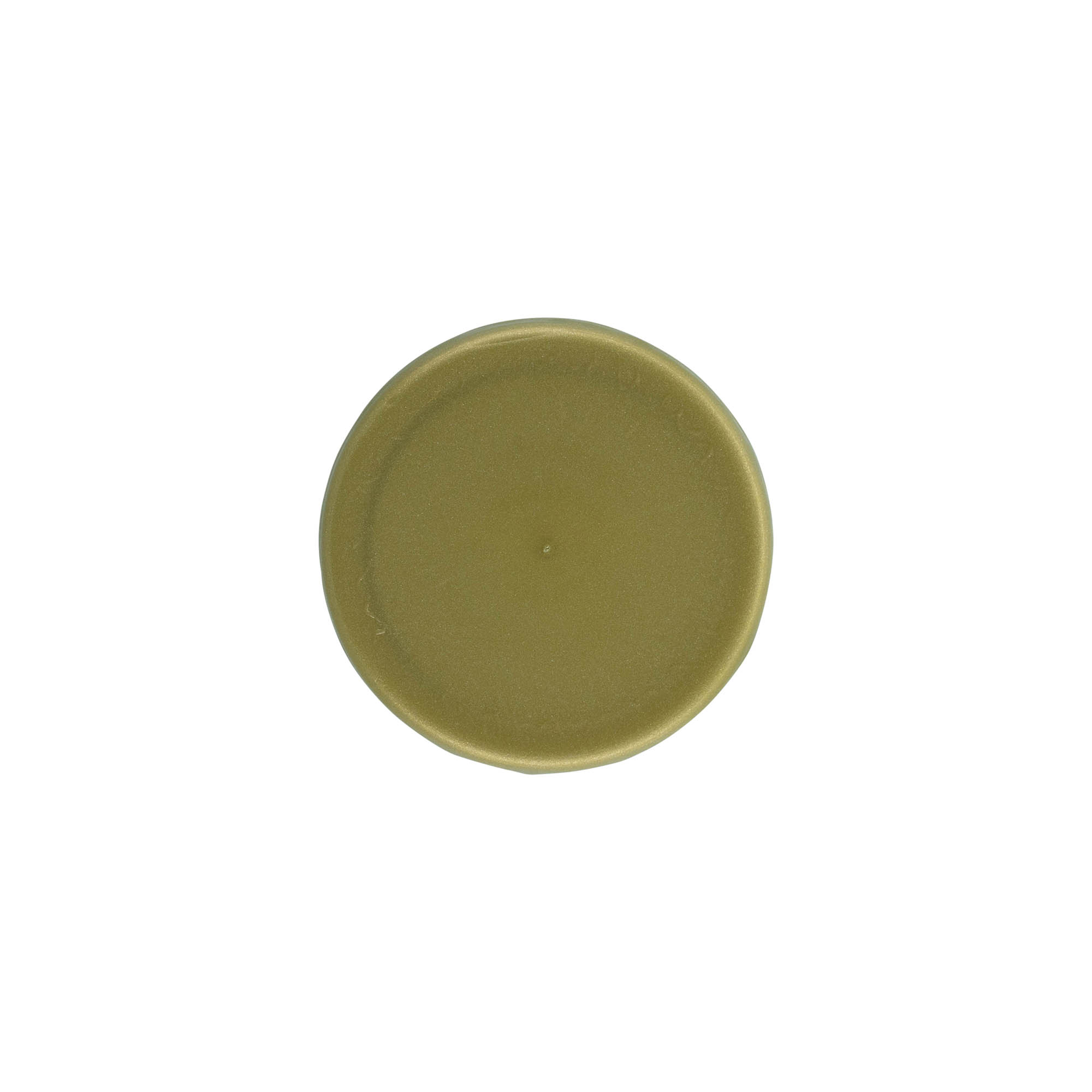 Stülpdeckel für Enghals-Keramiktopf, HDPE-Kunststoff, gold
