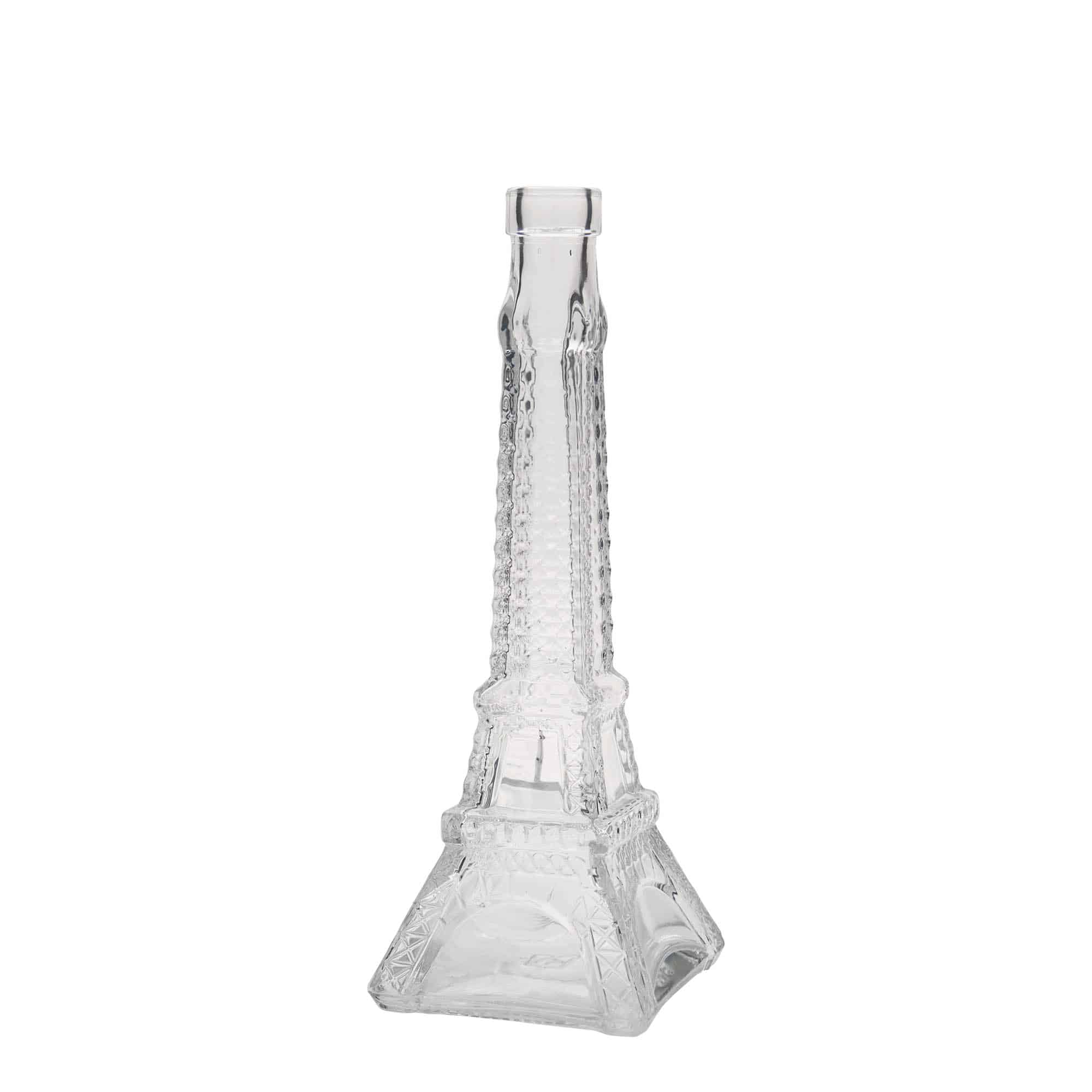 200 ml Glasflasche 'Eiffelturm', Mündung: Kork