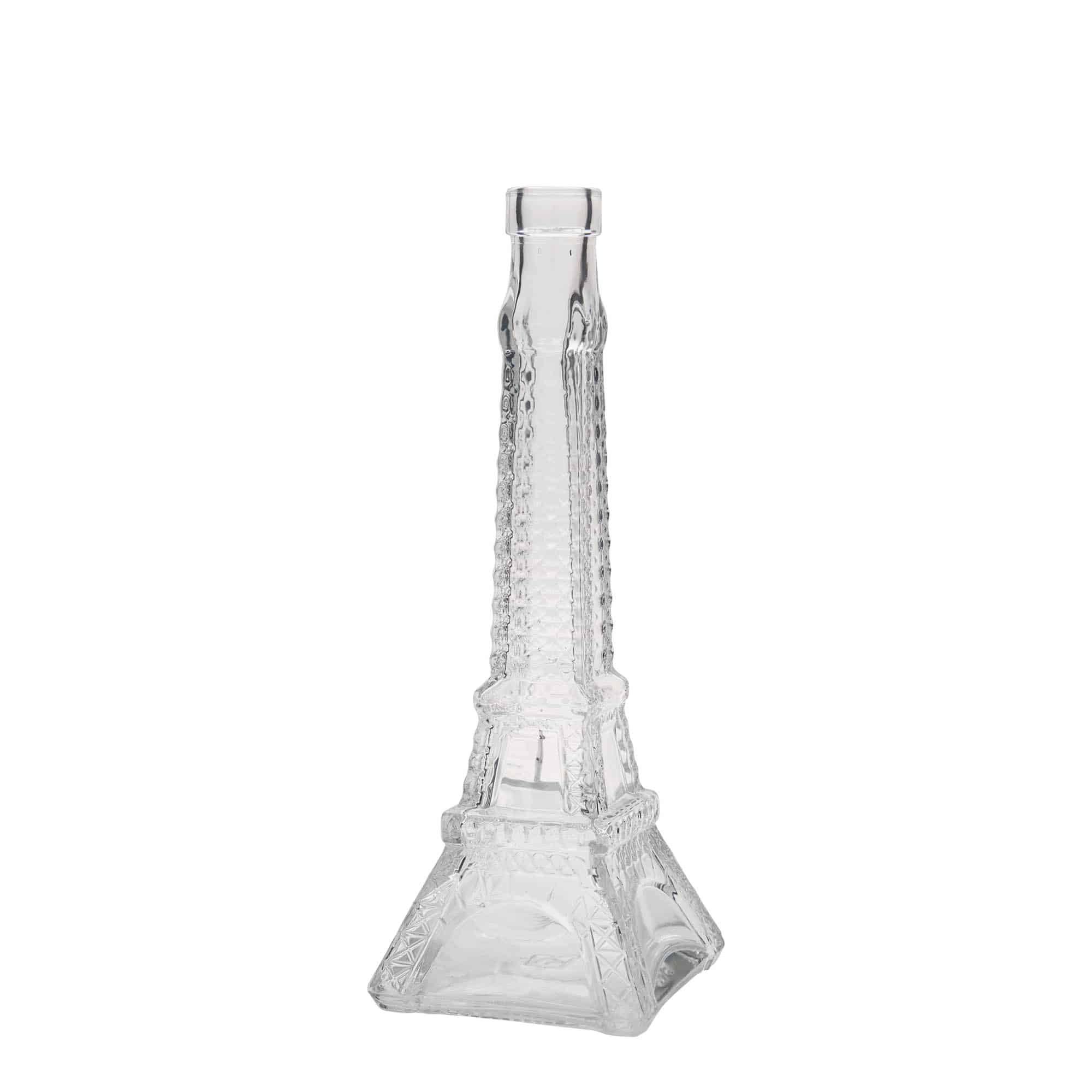 200 ml Glasflasche 'Eiffelturm', Mündung: Kork 200 ml Glasflasche 'Eiffelturm', Mündung: Kork