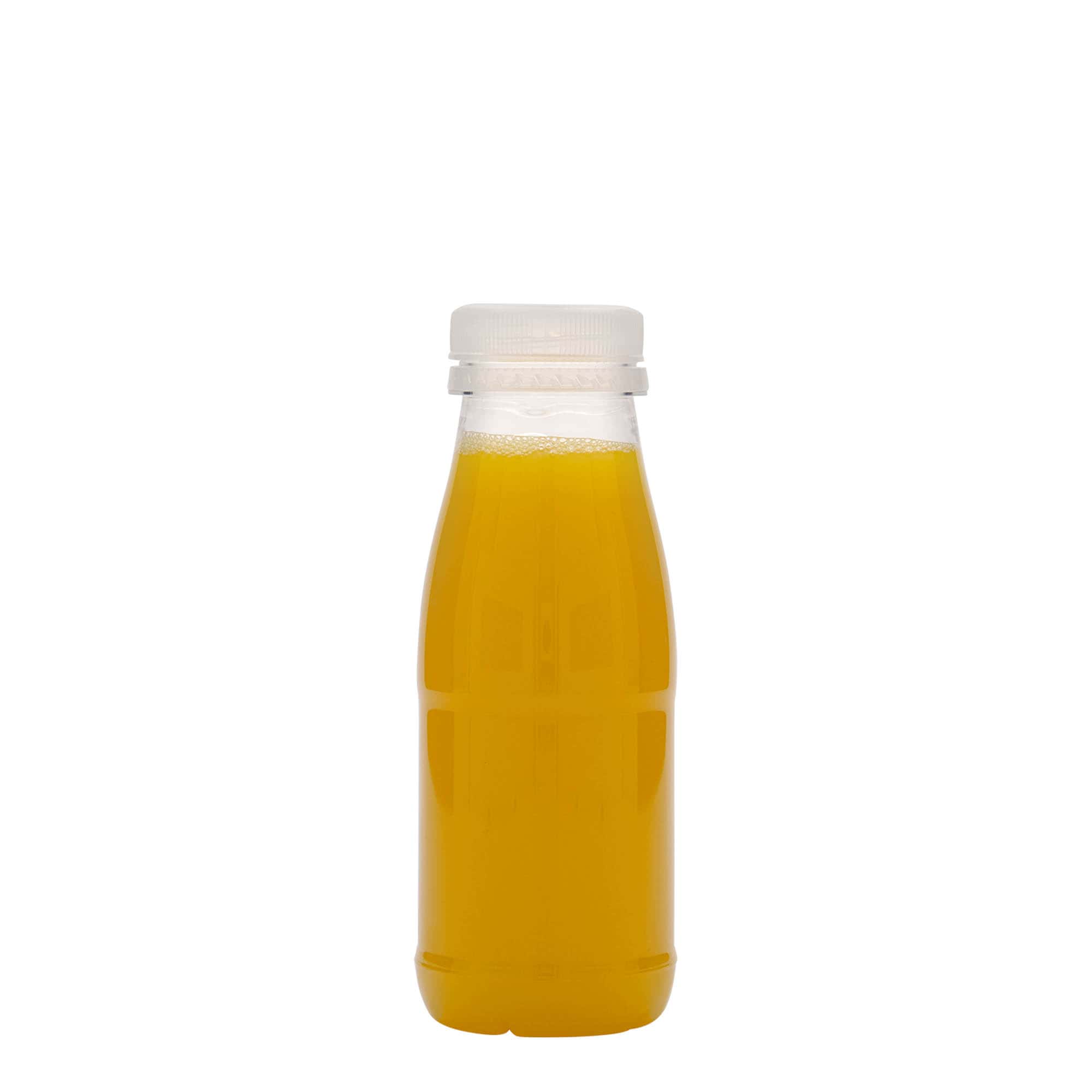 250 ml PET-Flasche 'Milk and Juice', Kunststoff, Mündung: 38 mm