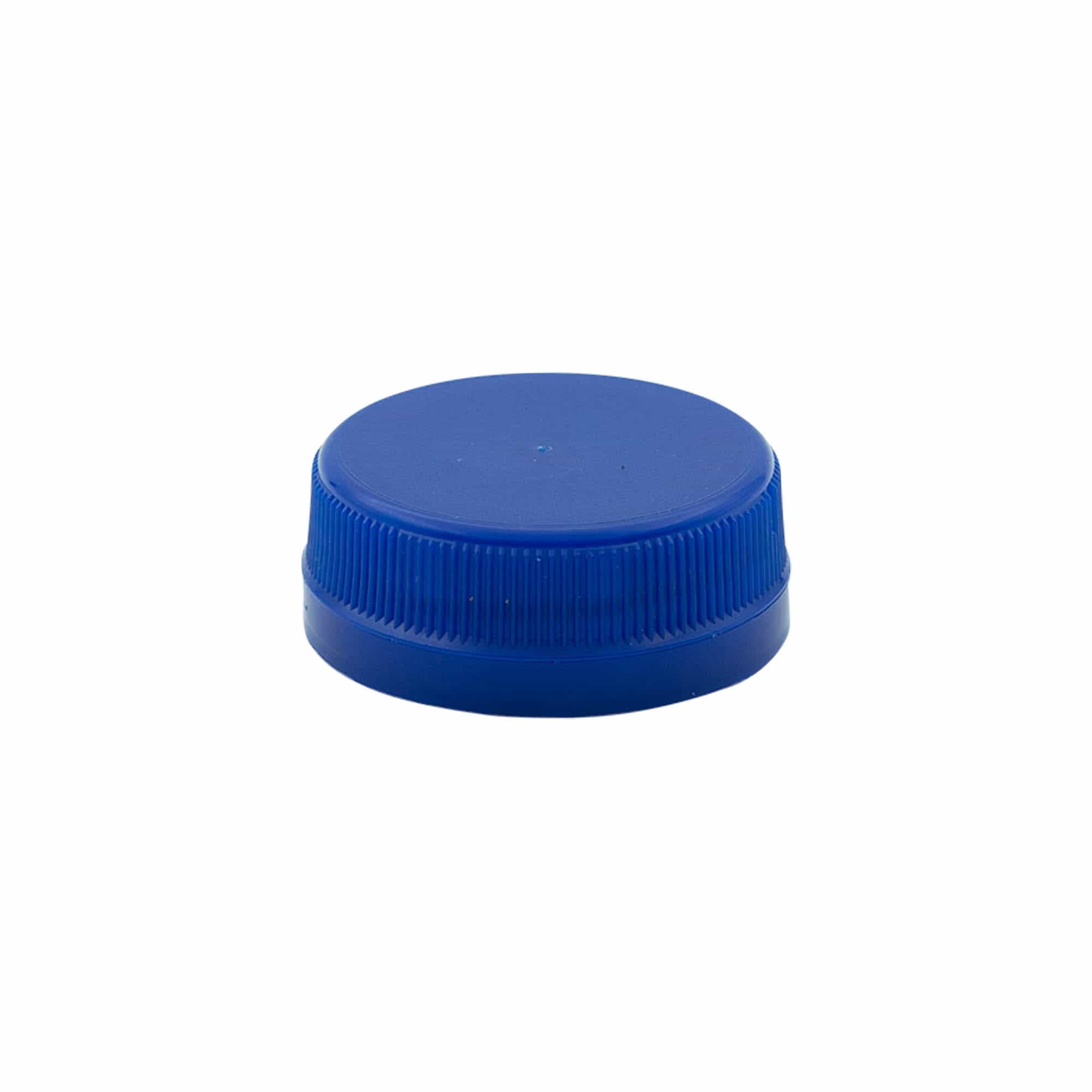 Schraubverschluss Zweistartgewinde, PE-Kunststoff, blau, für Mündung: PET 38 mm