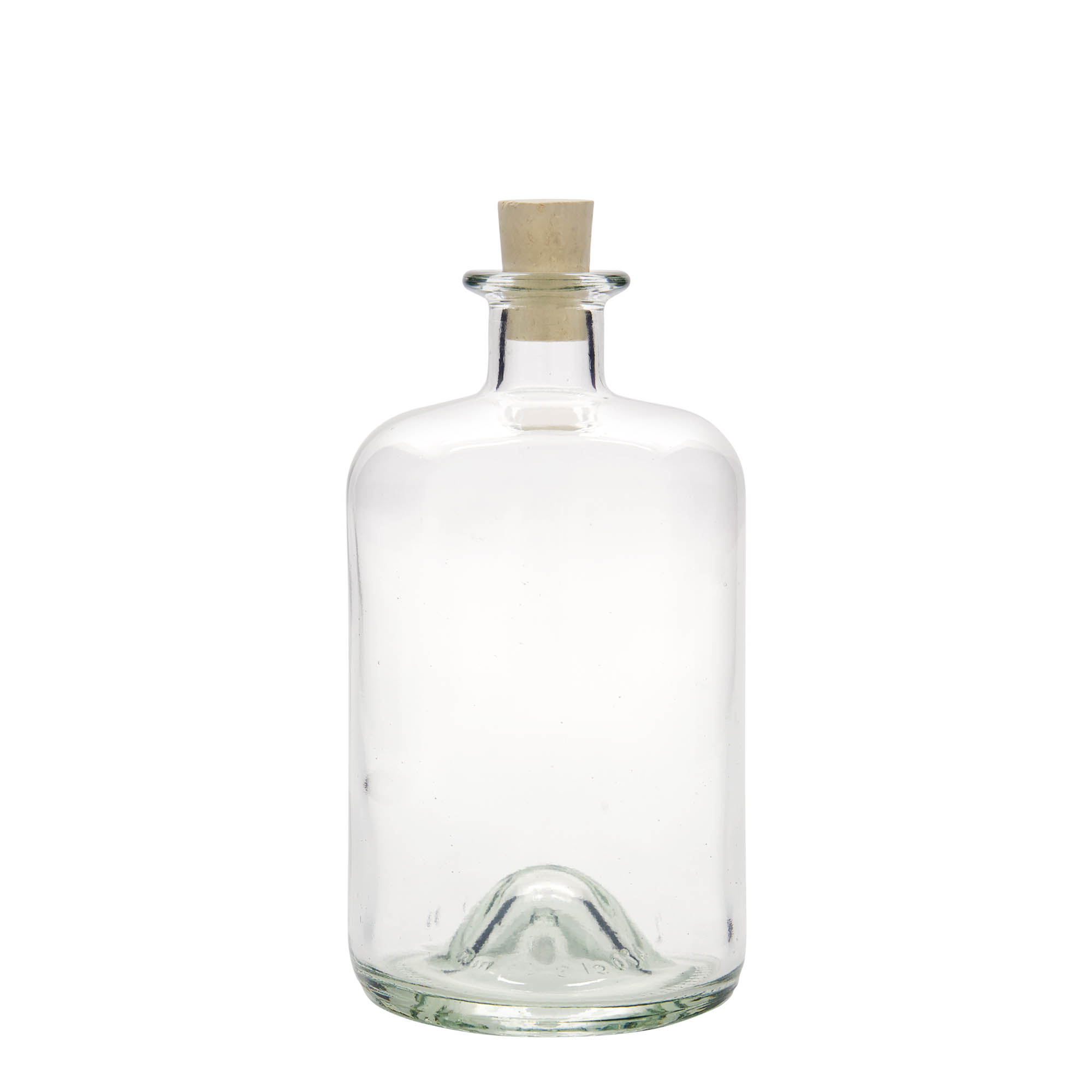 700 ml Glasflasche Apotheker, Mündung: Kork