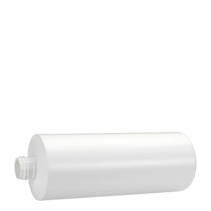 500 ml Kunststoffflasche 'Pipe', Green HDPE, weiß, Mündung: GPI 24/410