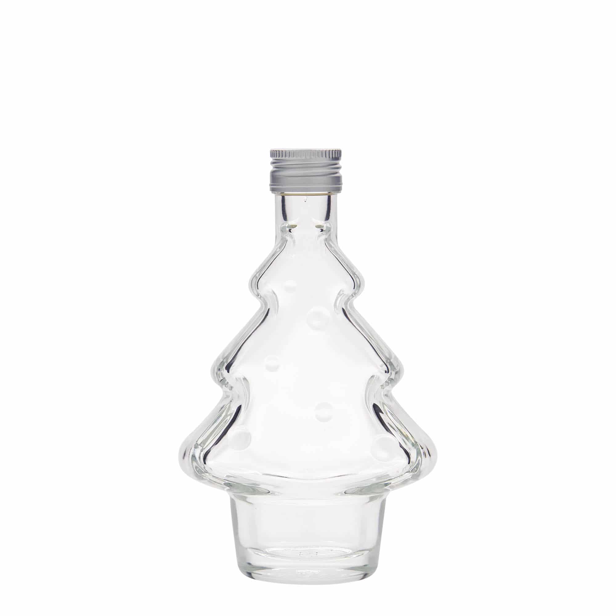 200 ml Glasflasche 'Tannenbaum', Mündung: PP 28