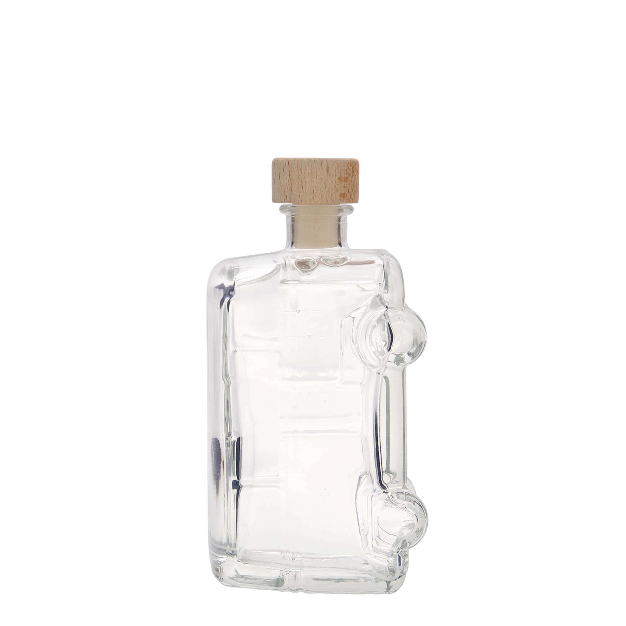 200 ml Glasflasche „Bulli“, Mündung: Kork