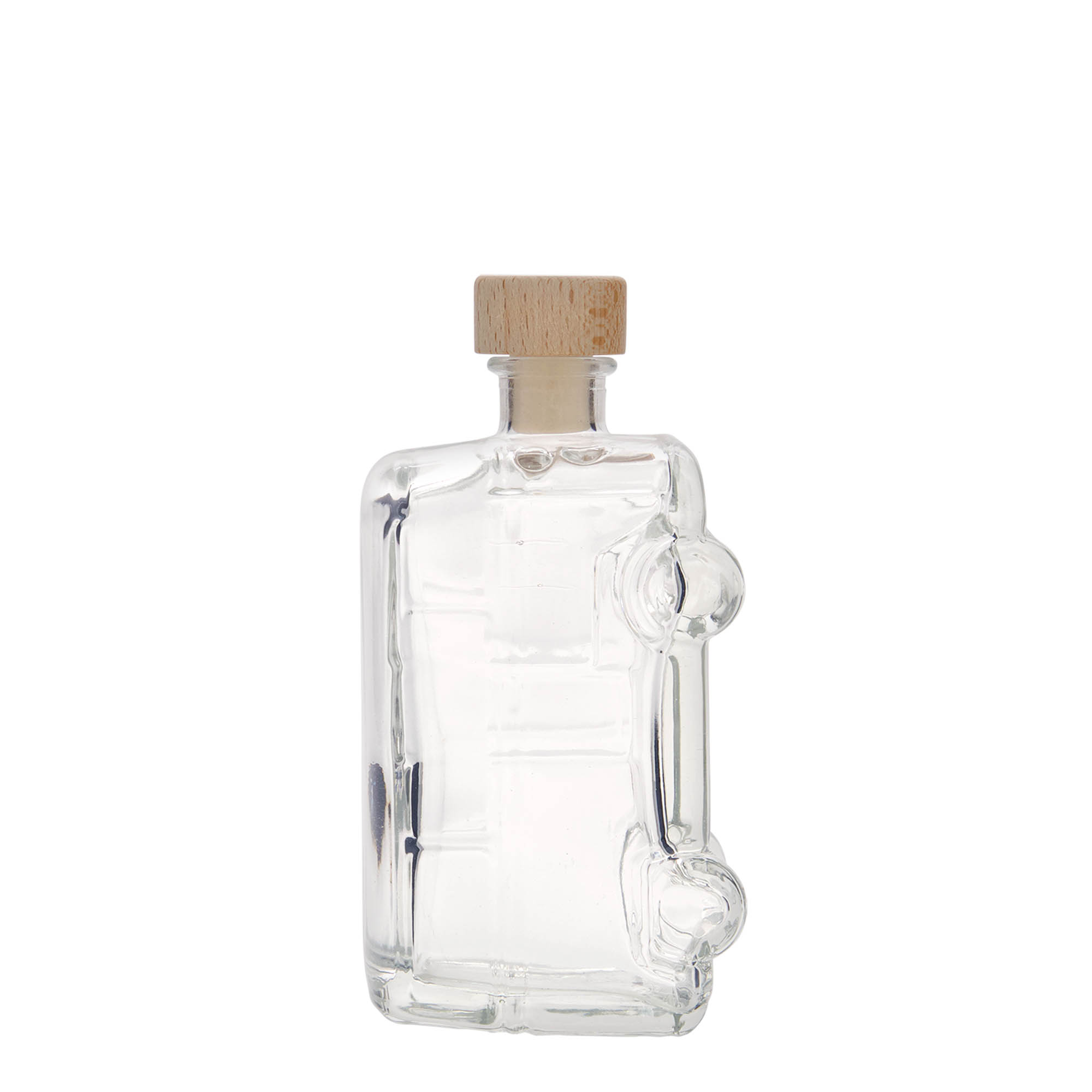 200 ml Glasflasche „Bulli“, Mündung: Kork