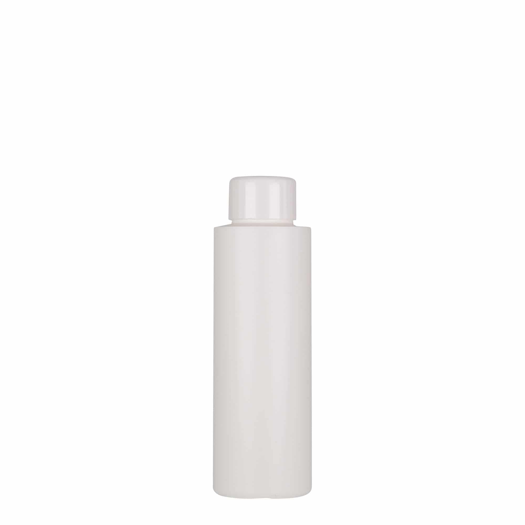 100 ml Kunststoffflasche 'Pipe', Green HDPE, weiß, Mündung: 24/410