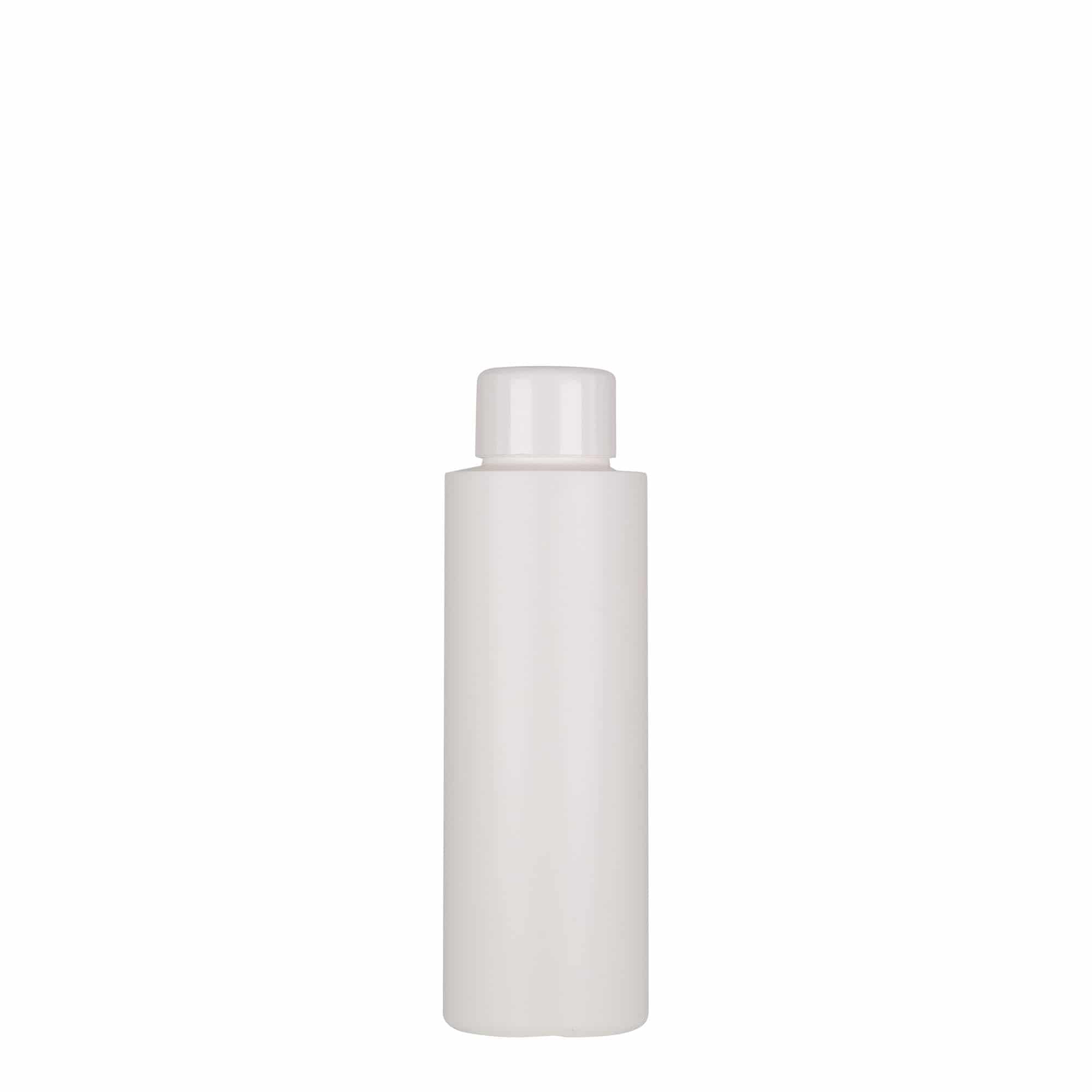 100 ml Kunststoffflasche 'Pipe', Green HDPE, weiß, Mündung: 24/410
