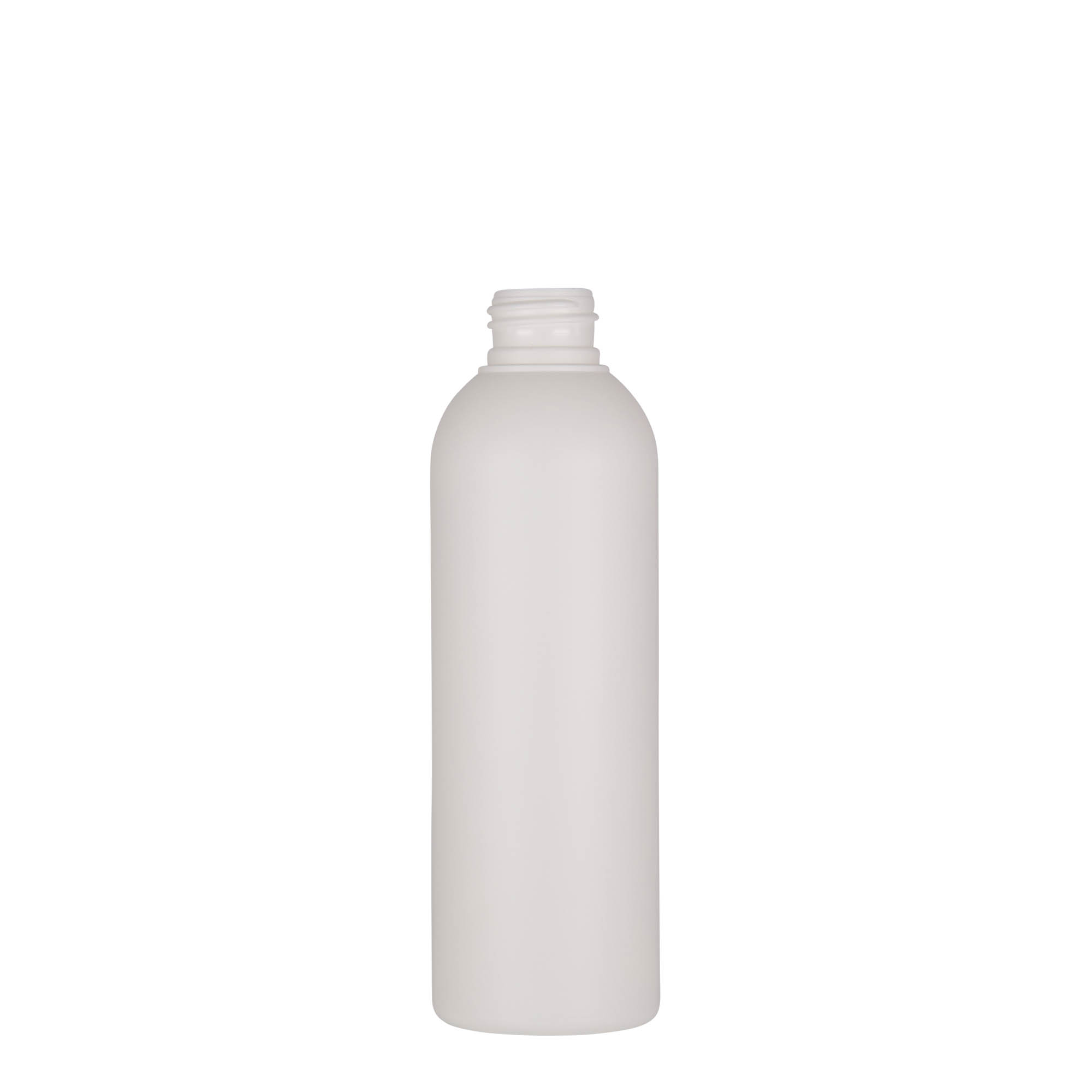 200 ml Kunststoffflasche 'Tuffy', HDPE, weiß, Mündung: 24/410
