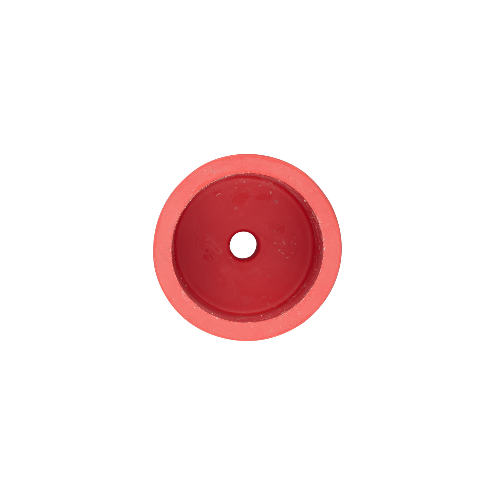 Gärkappe Typ 4, Gummi, rot