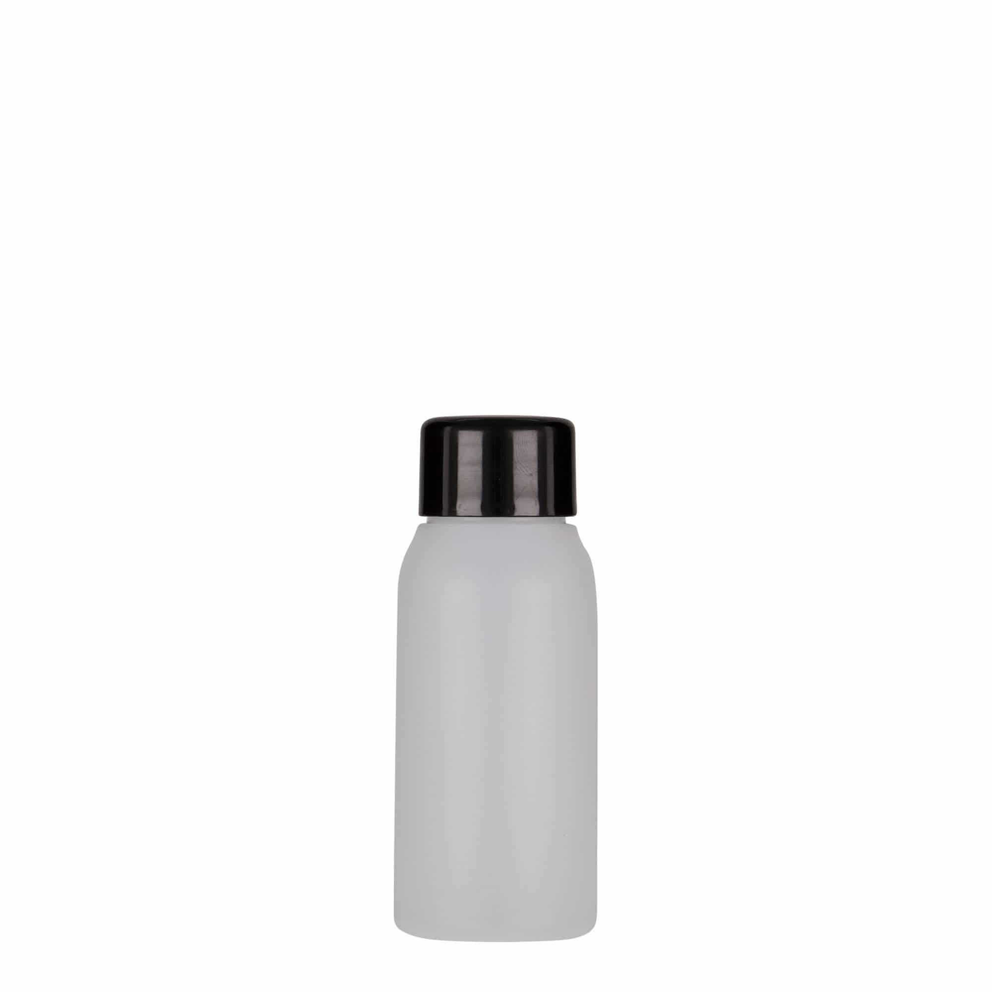 50 ml Kunststoffflasche „Tuffy“, HDPE, natur, Mündung:  24/410