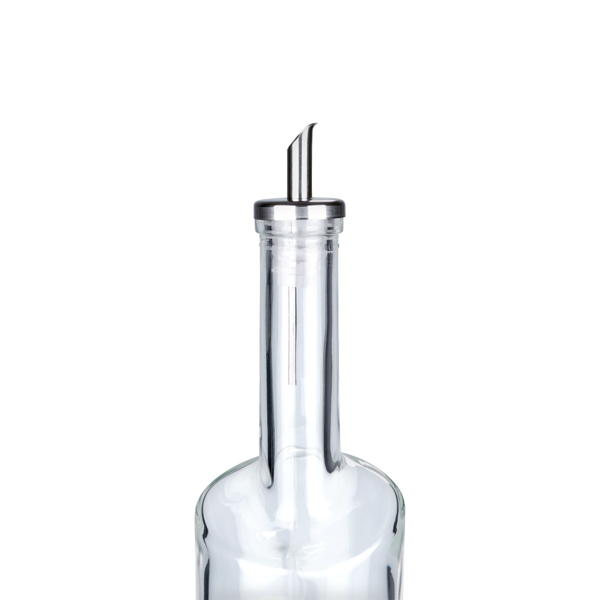Ausgießer Inox Öl, Edelstahl, silber