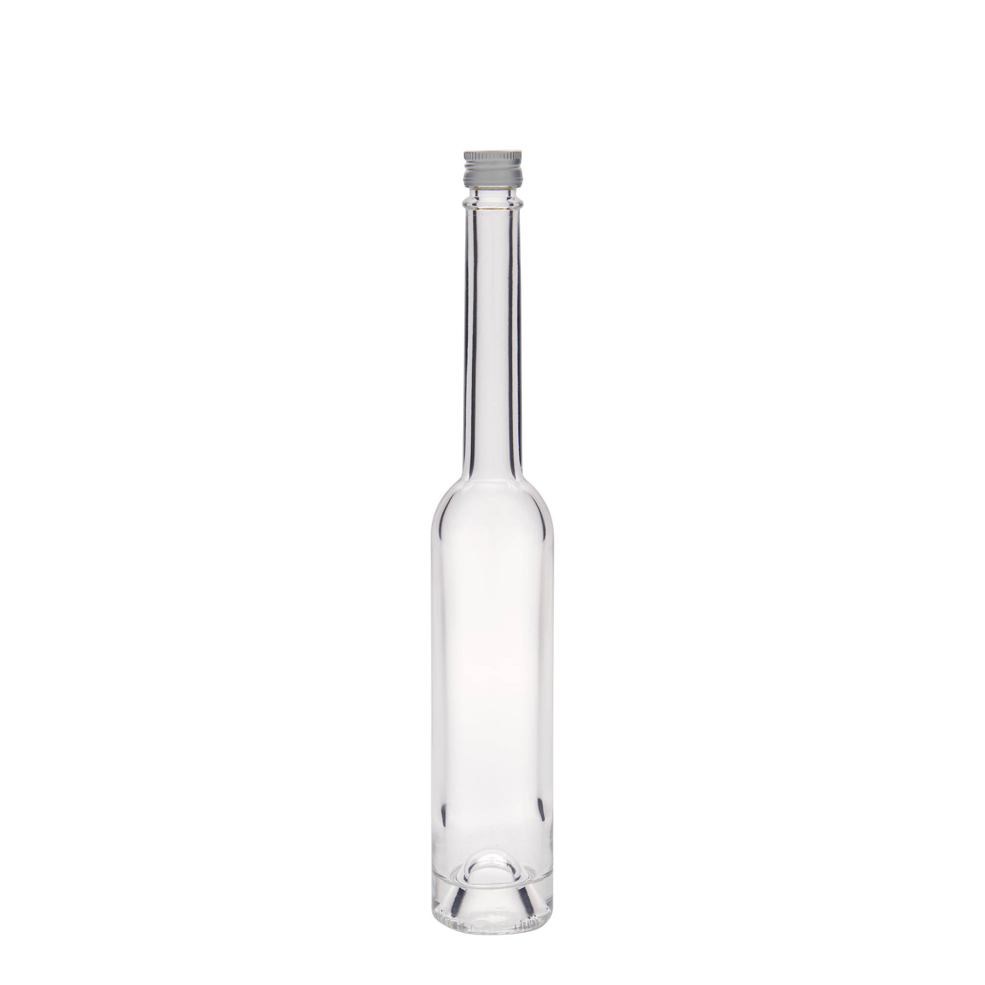100 ml Glasflasche 'Platina', Mündung: PP 18
