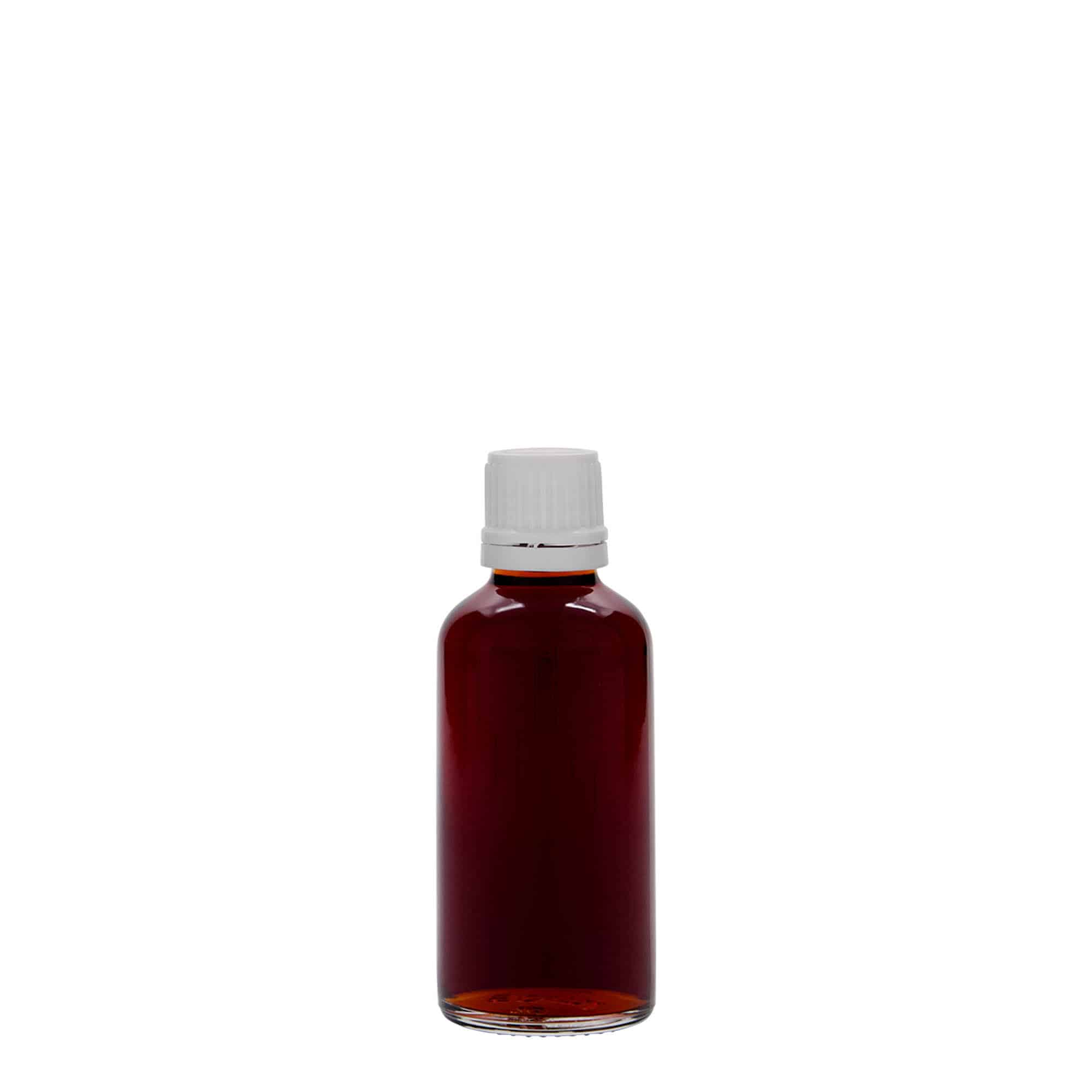 50 ml Medizinflasche, Glas, Mündung: DIN 18 50 ml Medizinflasche, Glas, Mündung: DIN 18