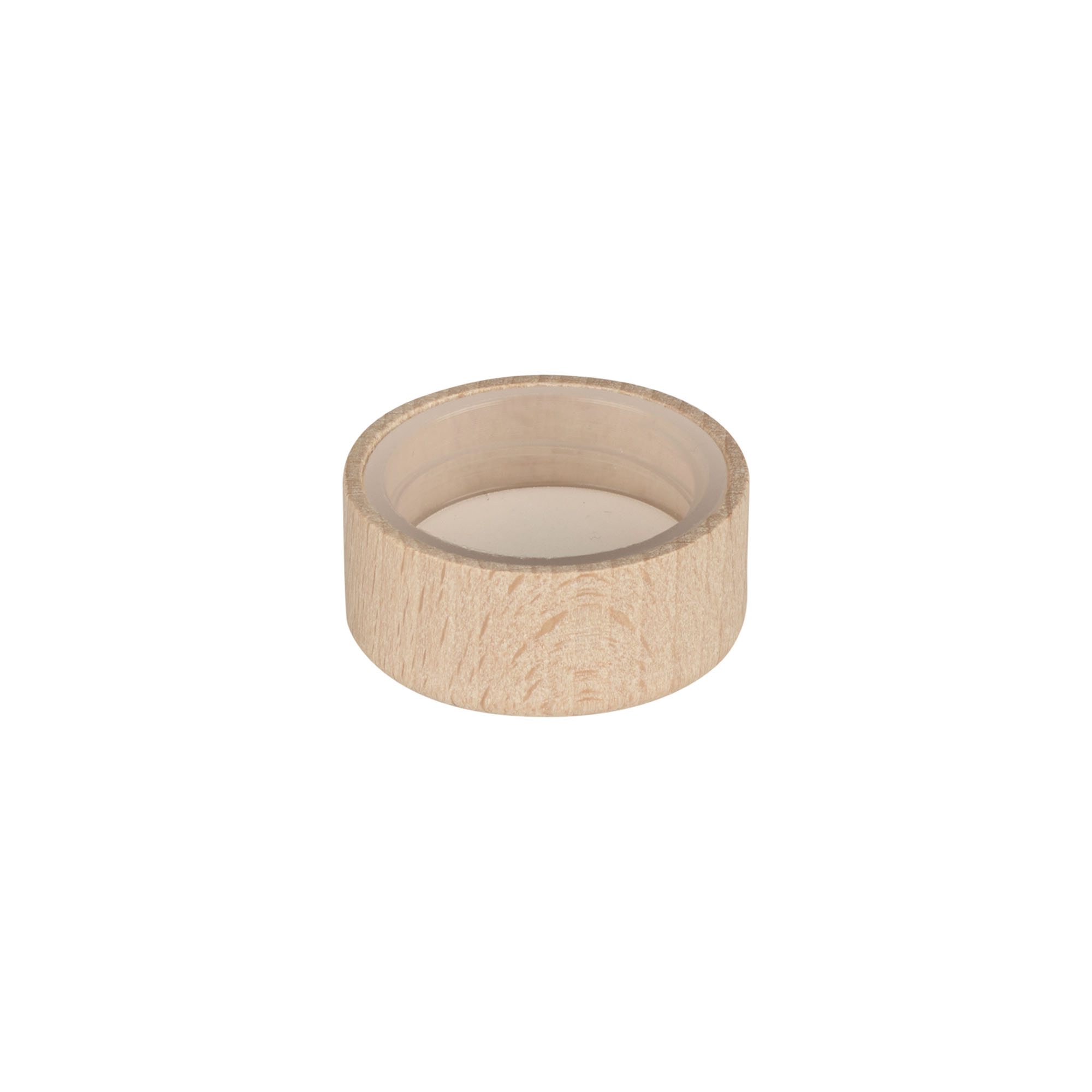 Schraubverschluss, Holz, beige, für Mündung: GPI 28/400 Schraubverschluss, Holz, beige, für Mündung: GPI 28/400