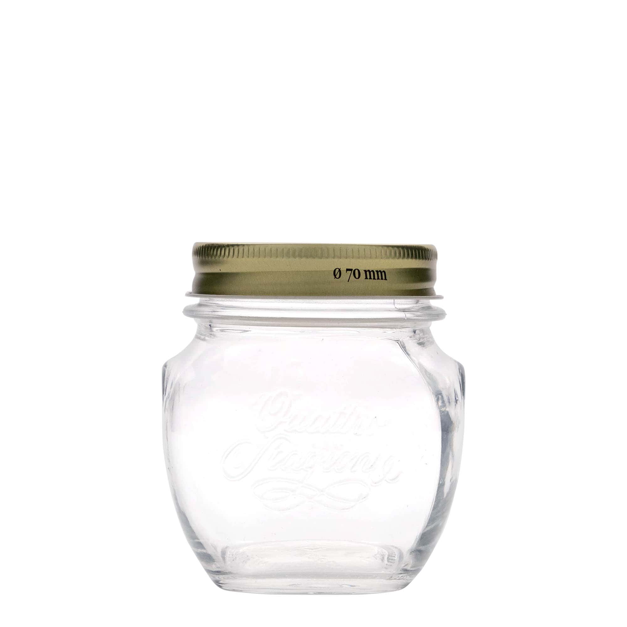 300 ml Schmuckglas „Quattro Stagioni“, Mündung: Schraubverschluss