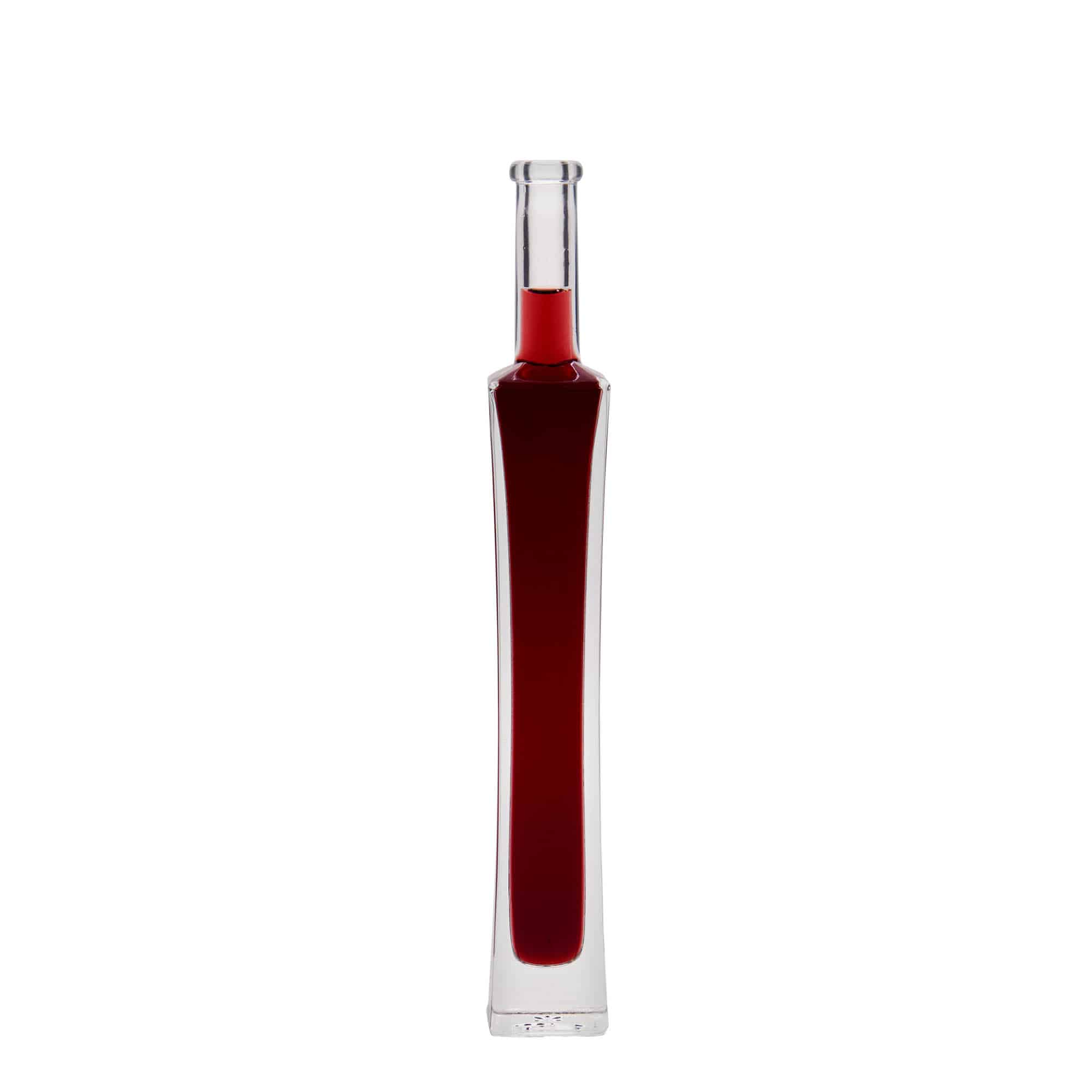 100 ml Glasflasche 'Koko', quadratisch, Mündung: Kork 100 ml Glasflasche 'Koko', quadratisch, Mündung: Kork
