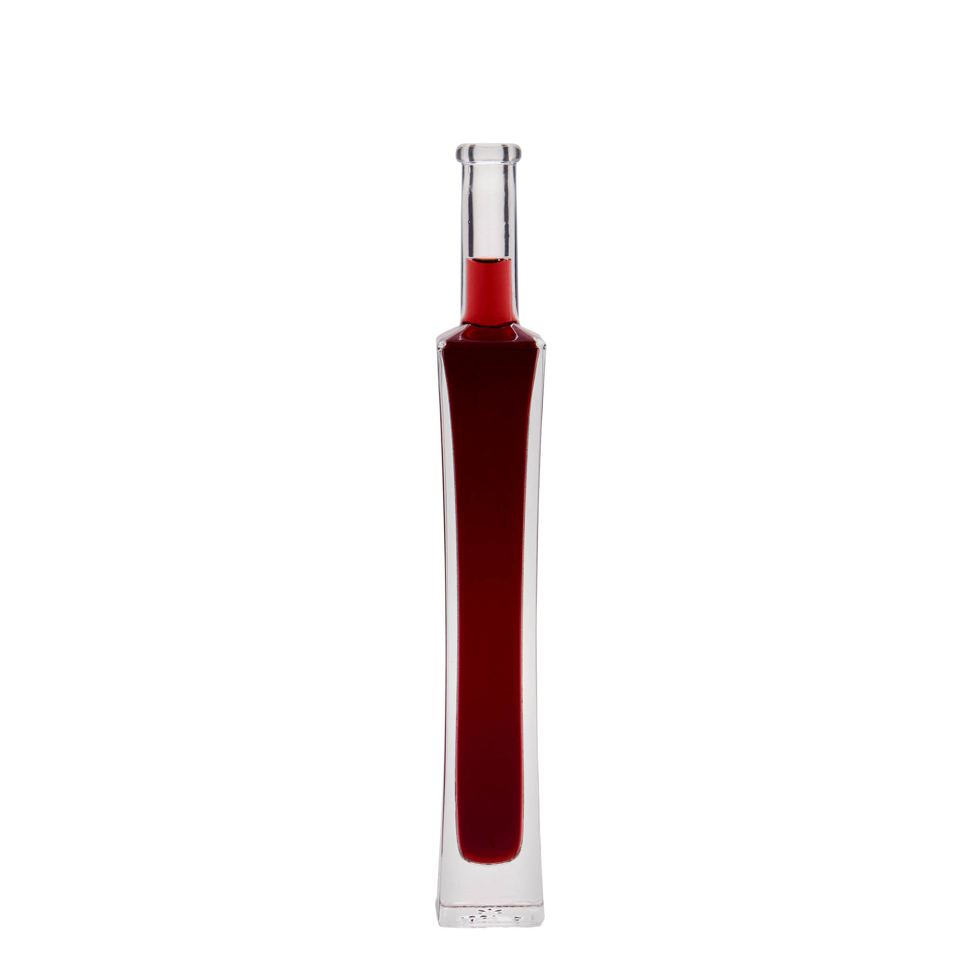 100 ml Glasflasche „Koko“, quadratisch, Mündung: Kork