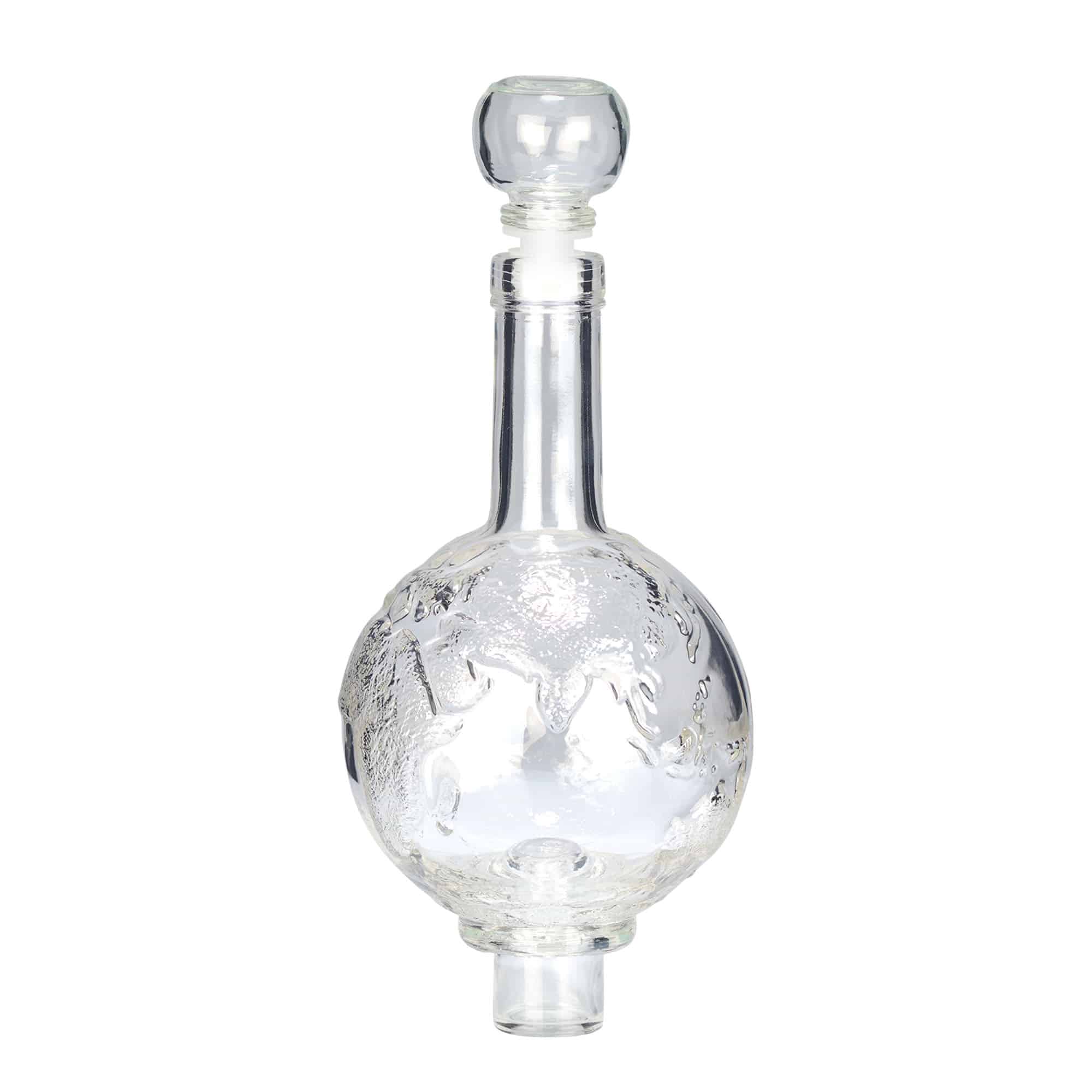 500 ml Glasflasche „Globus“, Mündung: Kork