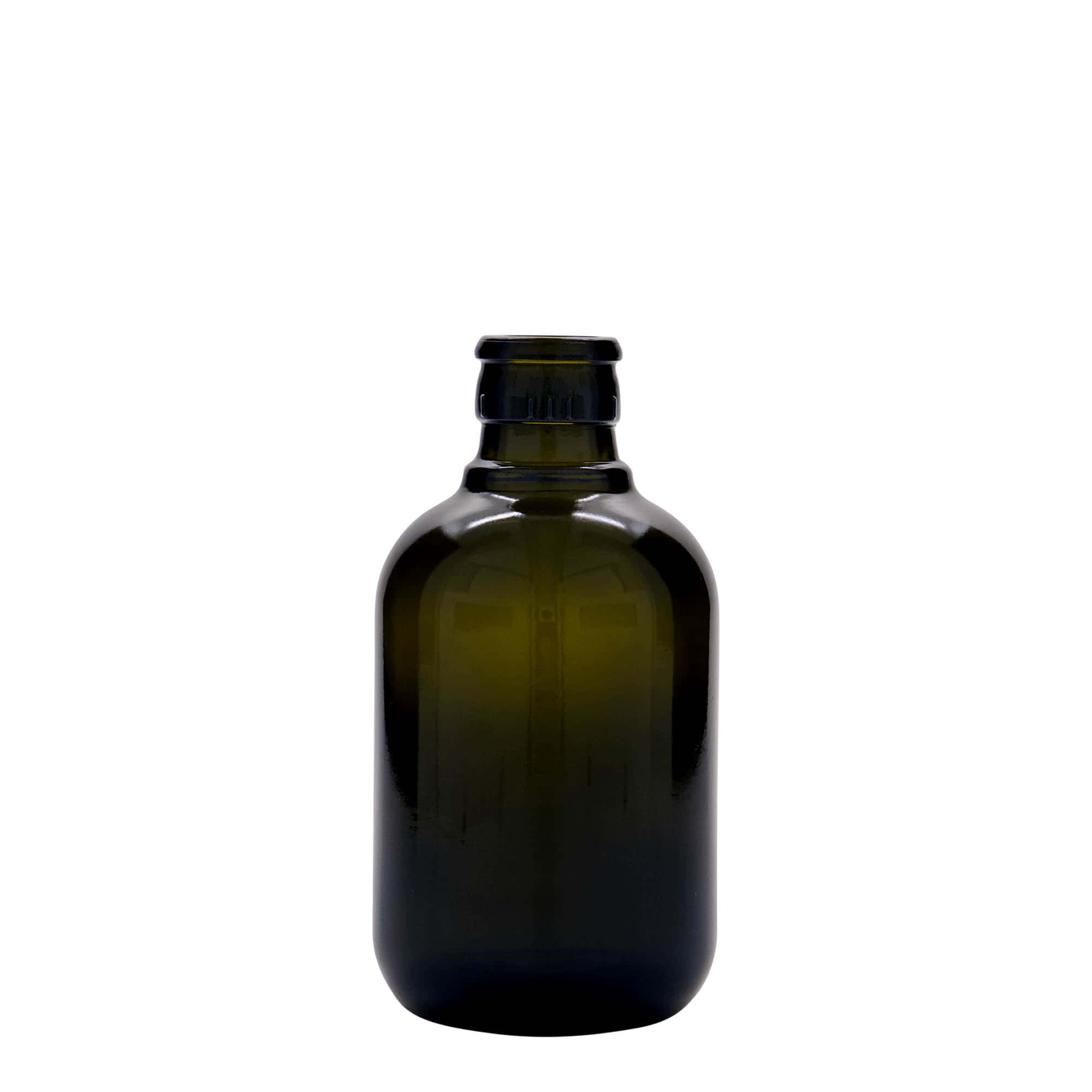 250 ml Essig-/Ölflasche „Biolio“, Glas, antikgrün, Mündung: DOP