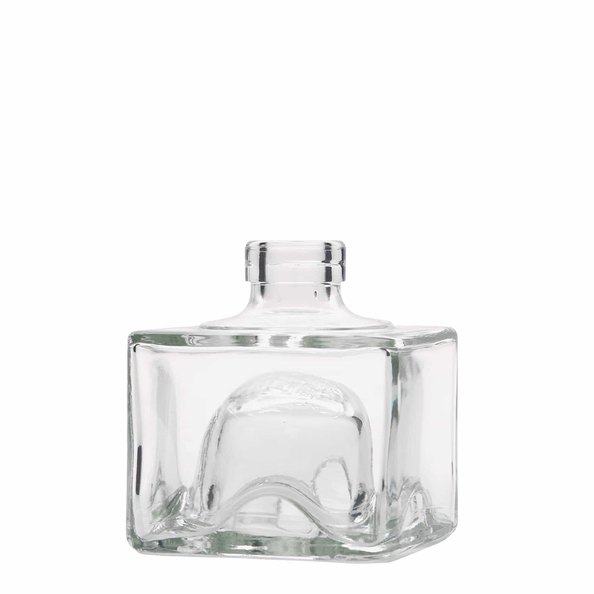 200 ml Glasflasche „Cocolores“, quadratisch, Mündung: Kork