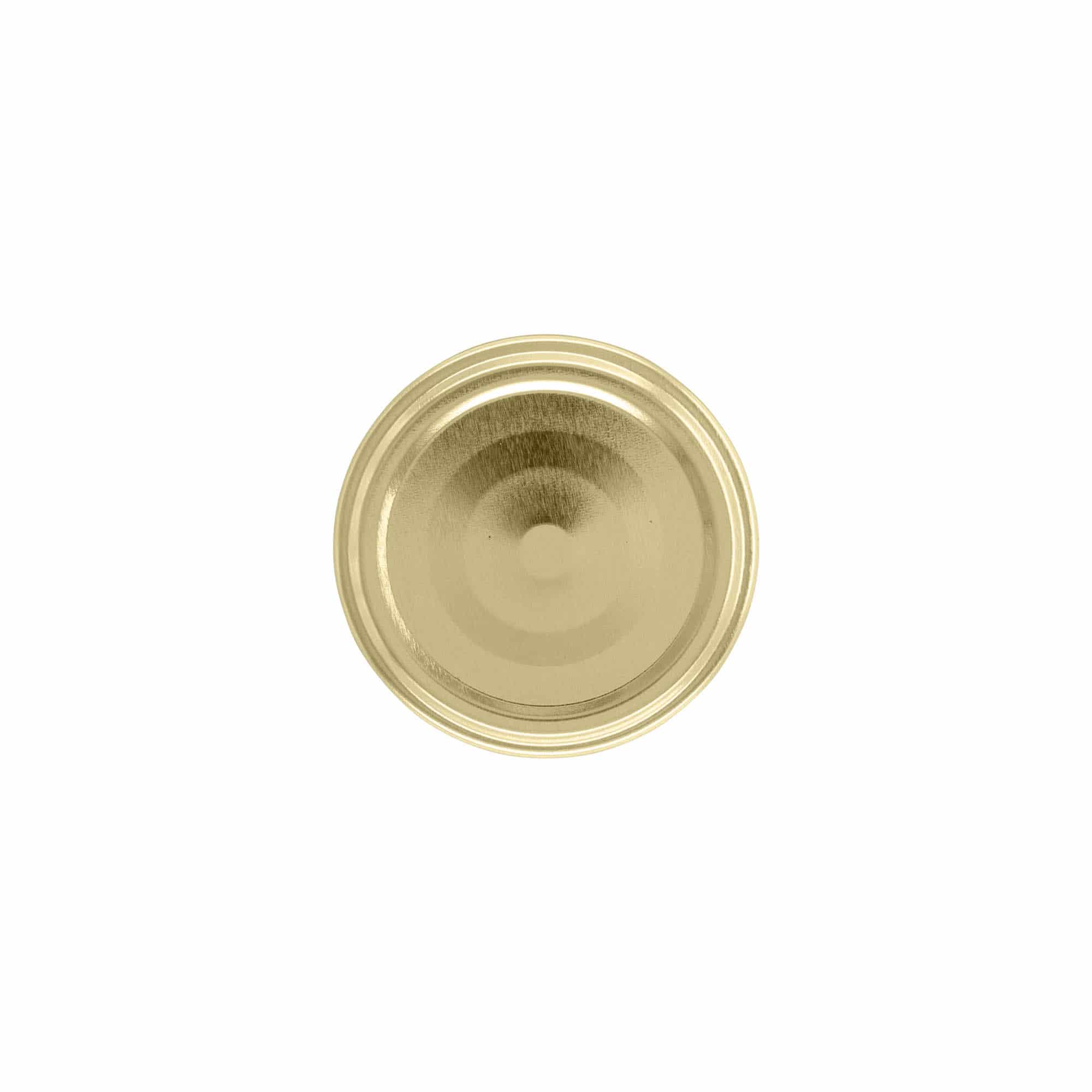Twist-off-Deckel, Weißblech, sterilisierbar, gold, für Mündung: TO 58